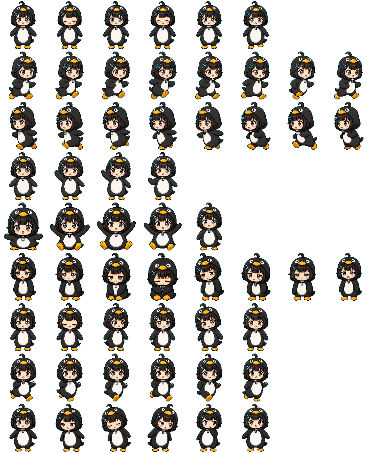 咕咕嘎嘎 spritesheet preview