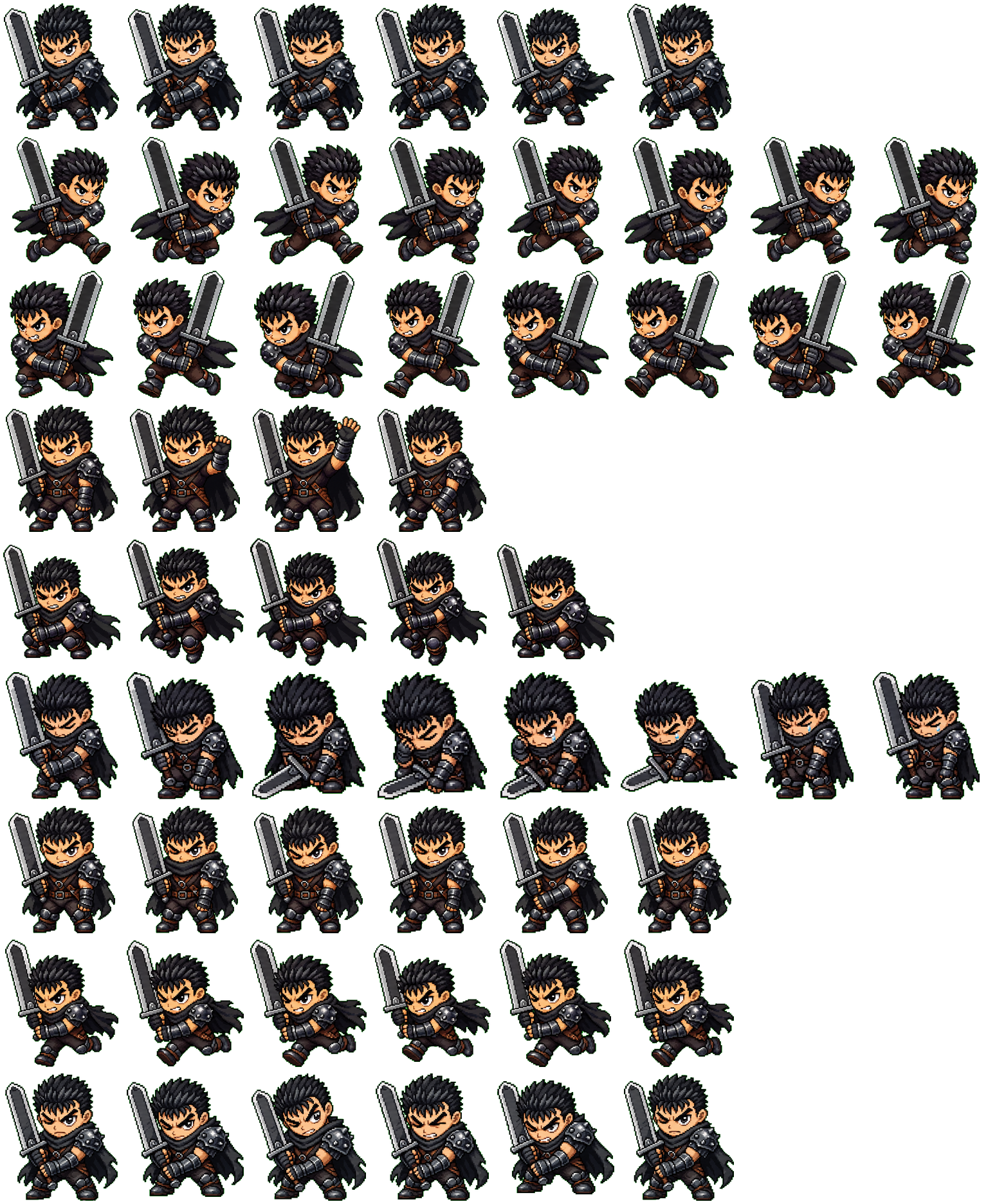 Gutsy spritesheet preview