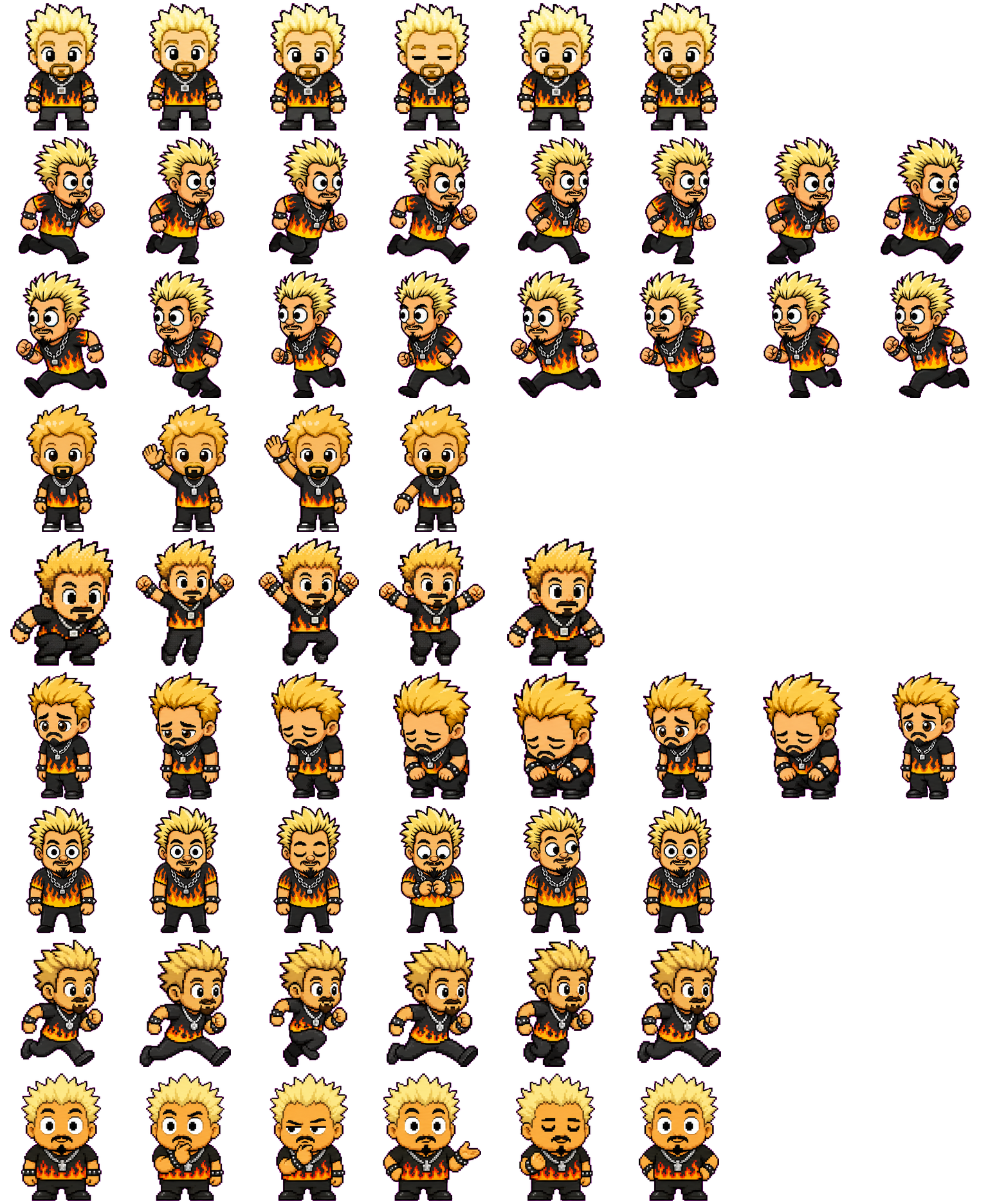 Guy spritesheet preview