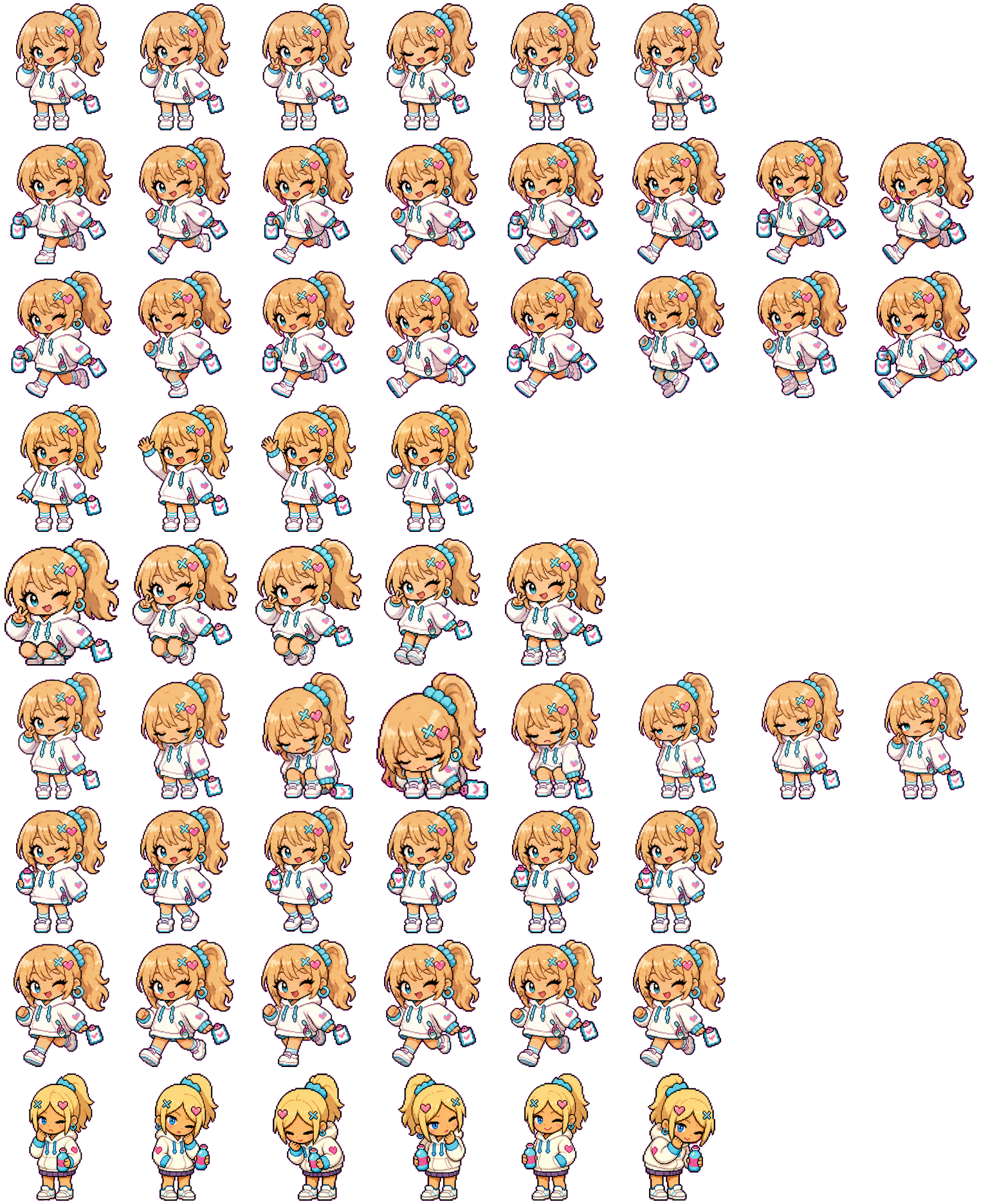 Gyaru-PM spritesheet preview
