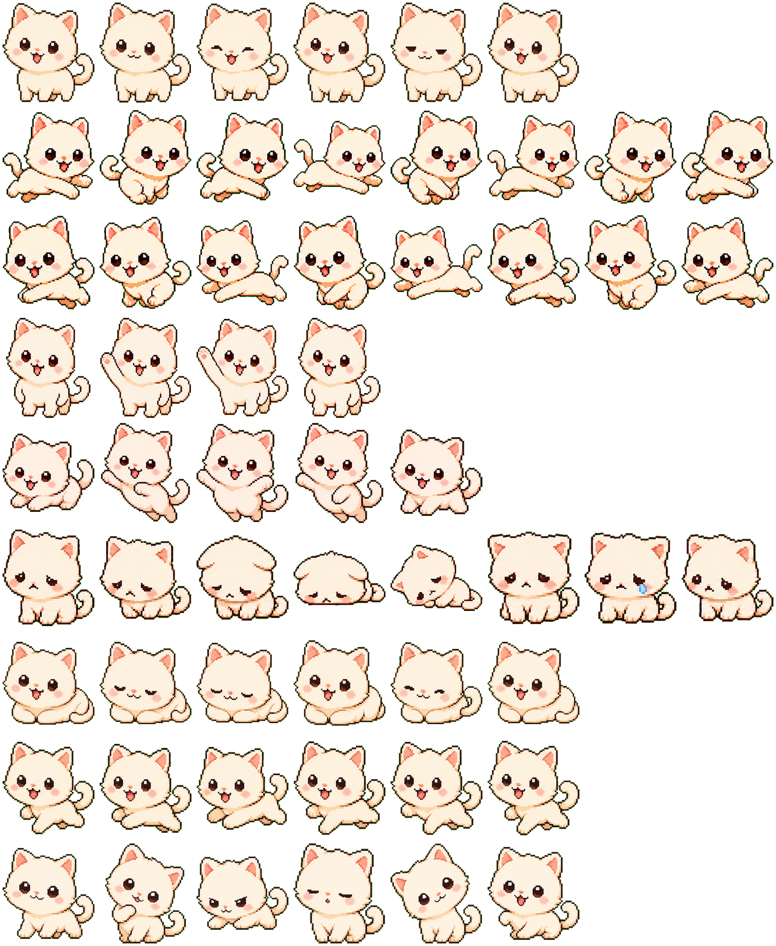 Hachimi spritesheet preview