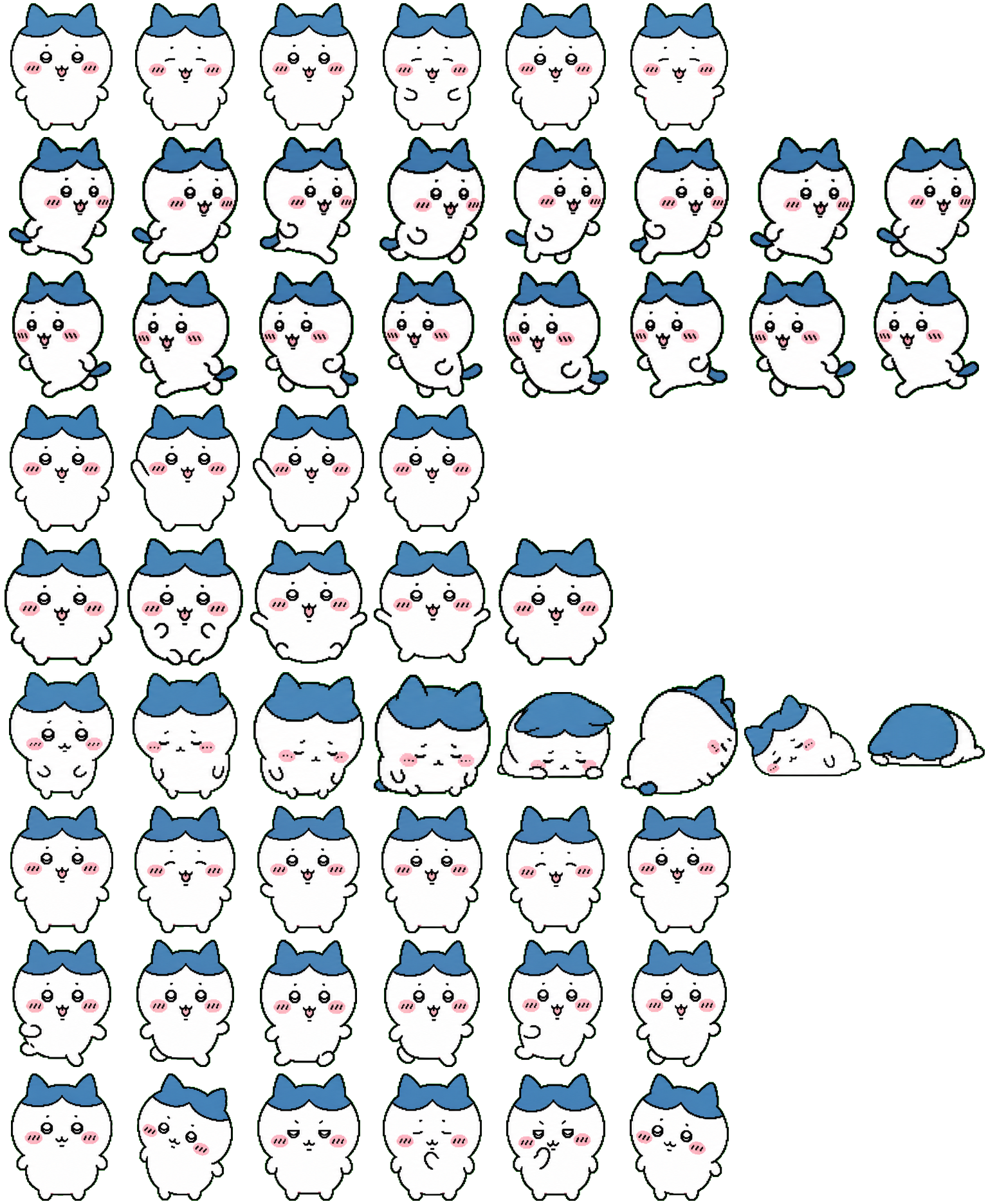Hachiware spritesheet preview