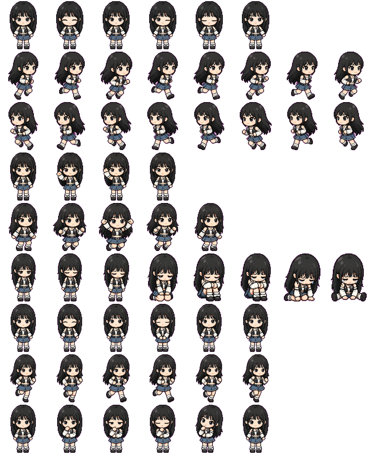 Haerin spritesheet preview