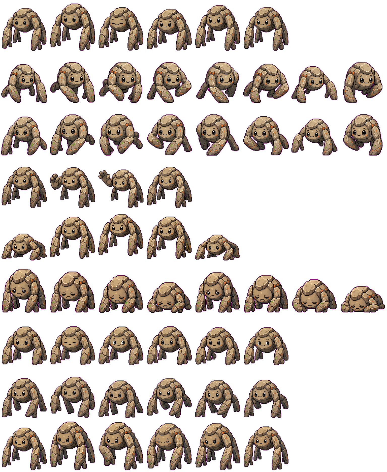 Hail Mary Rocky spritesheet preview
