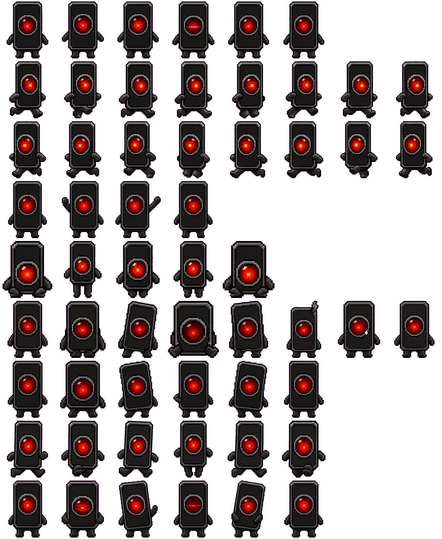 HAL 9000 spritesheet preview