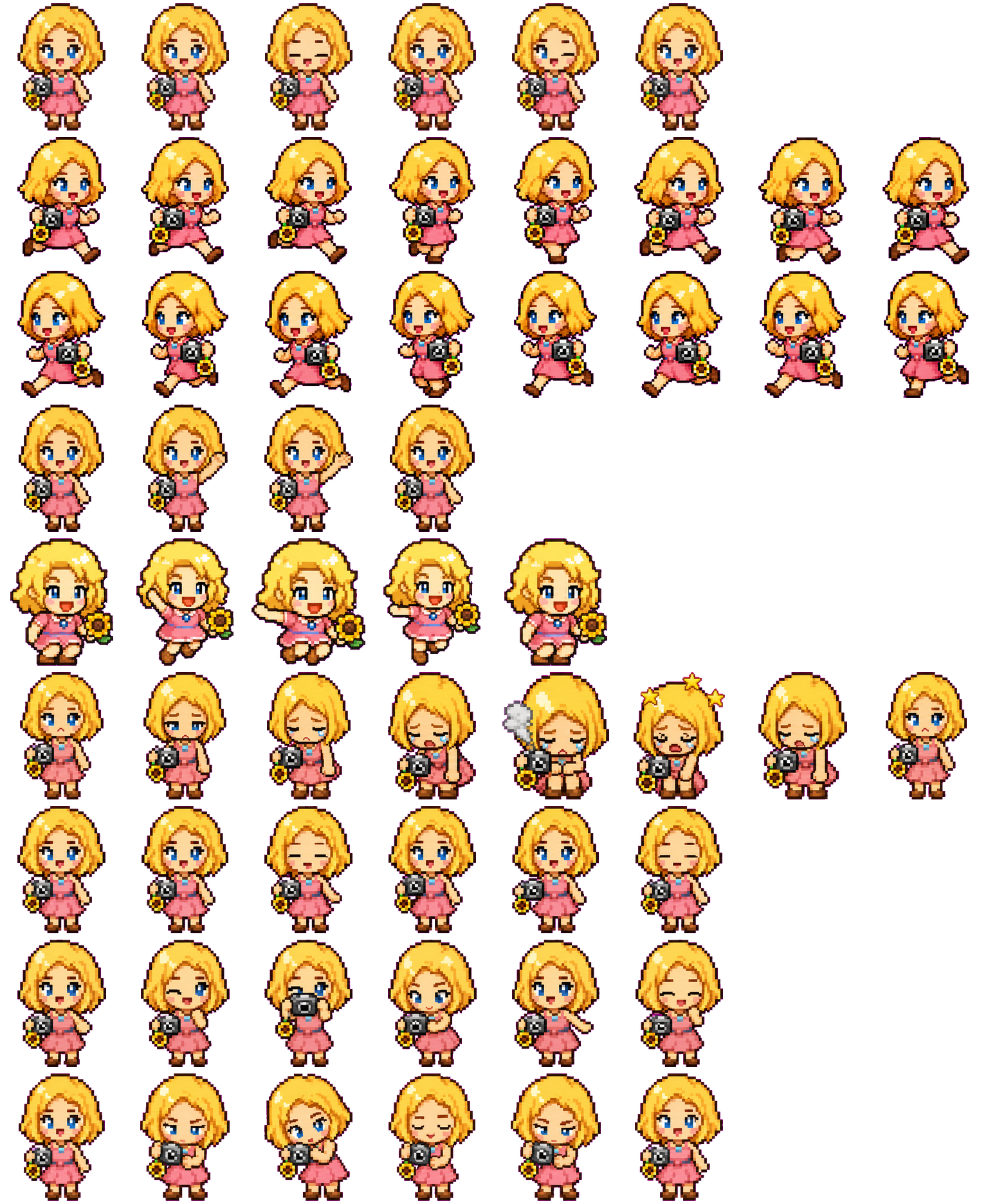 Haley Bloom spritesheet preview