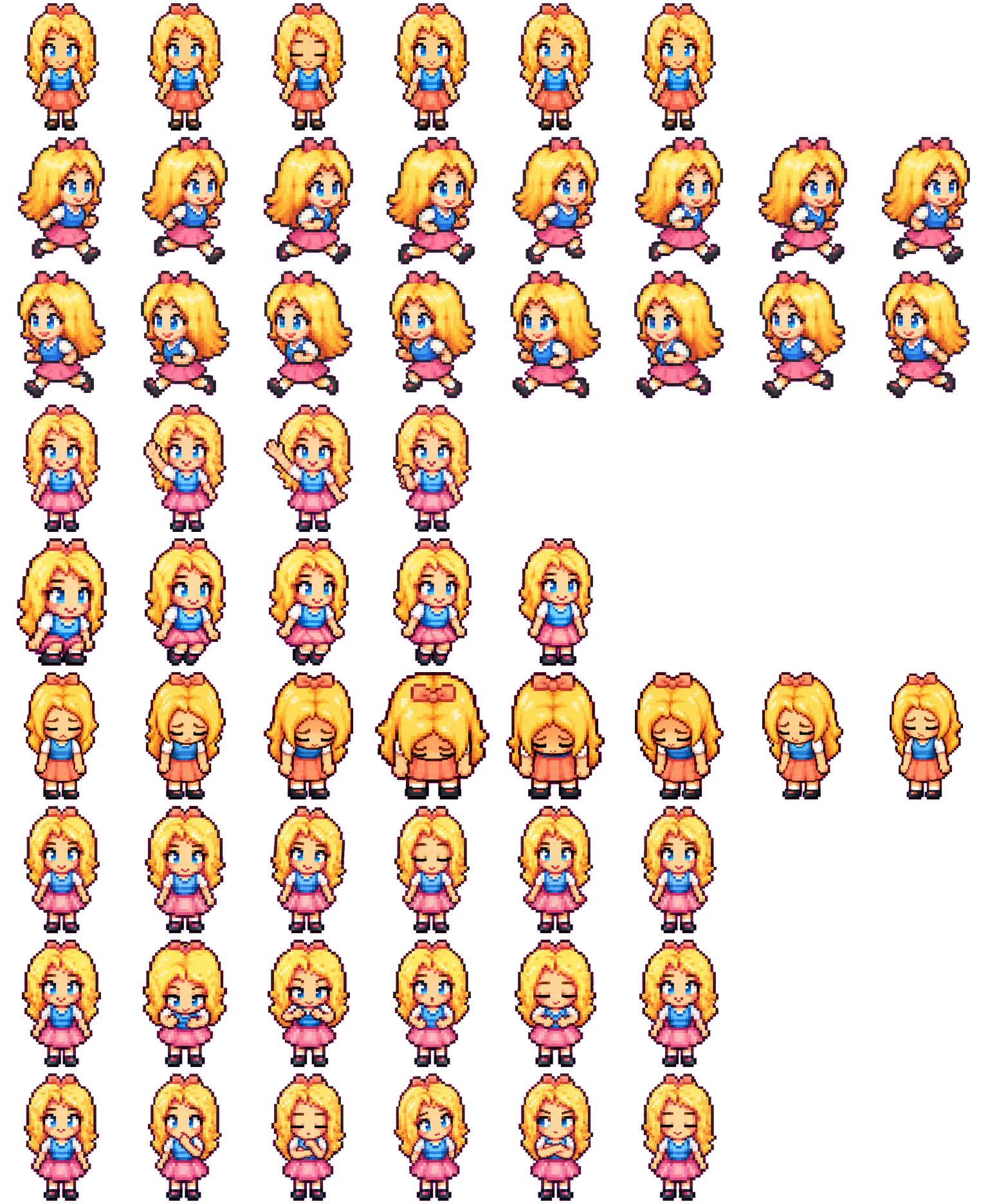 Haley Room spritesheet preview