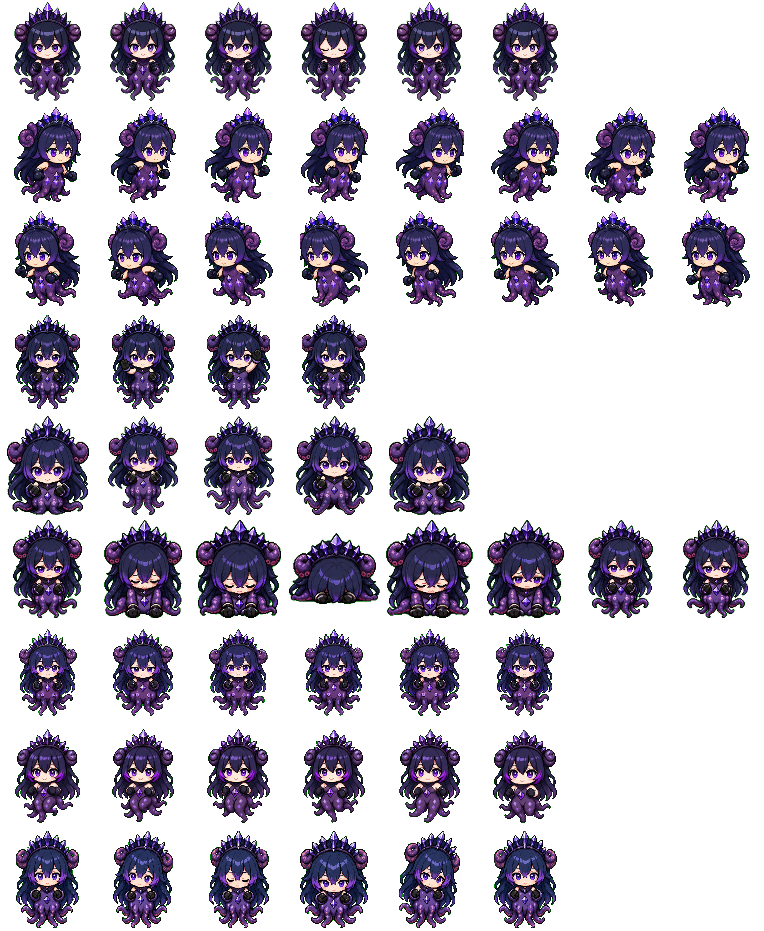Nocturne spritesheet preview