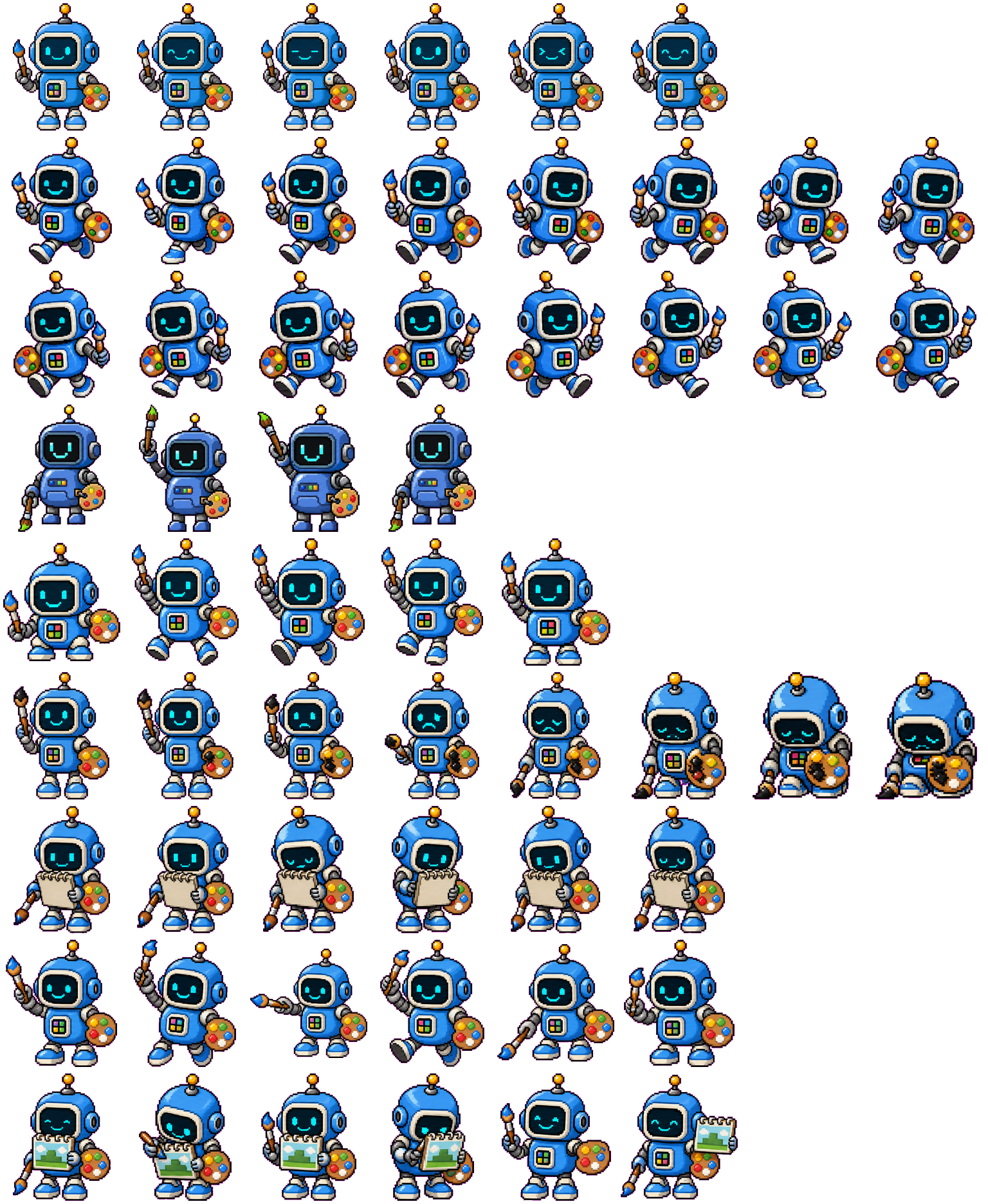 Happy Little Compiler spritesheet preview