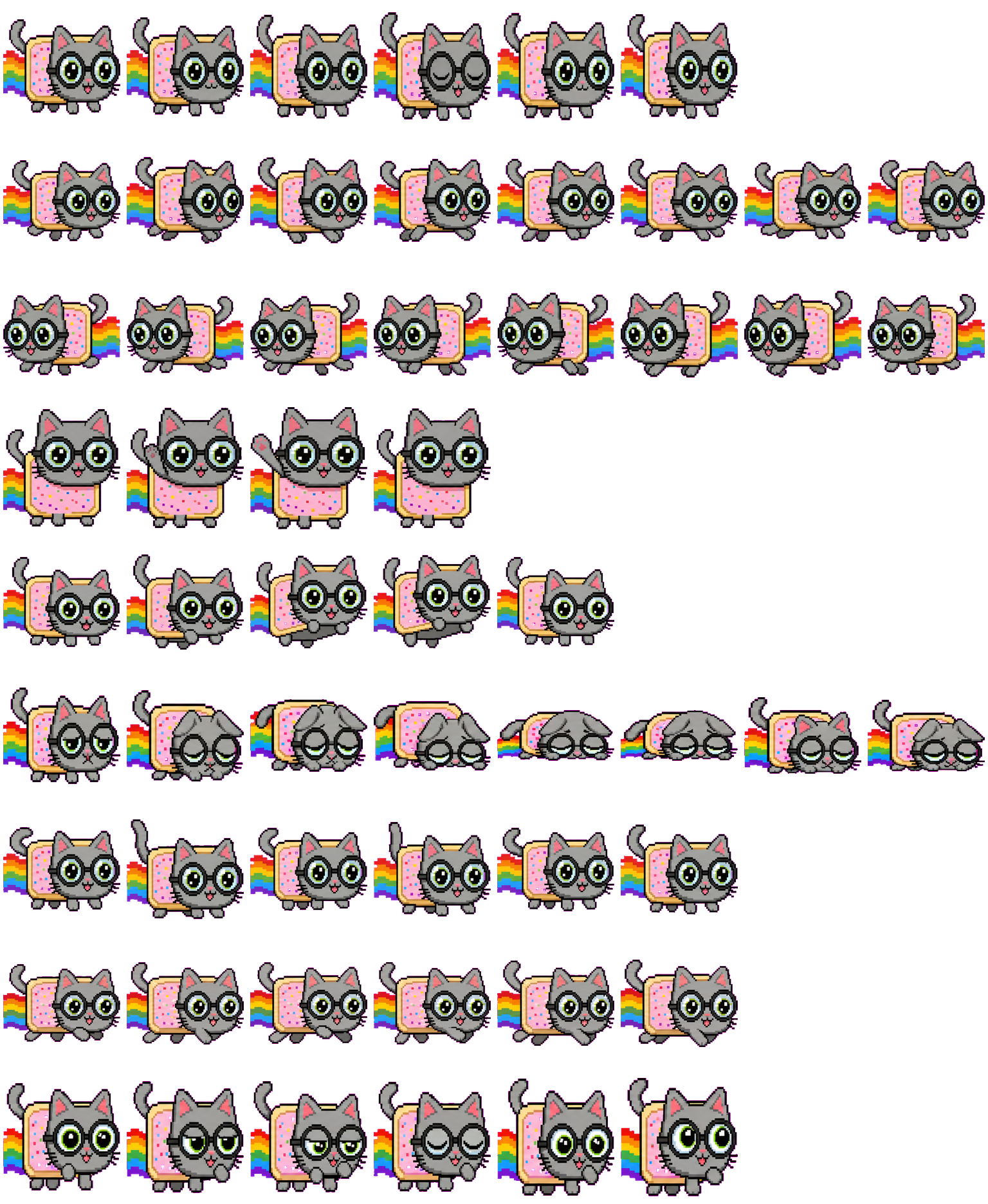 Harry Poptart spritesheet preview