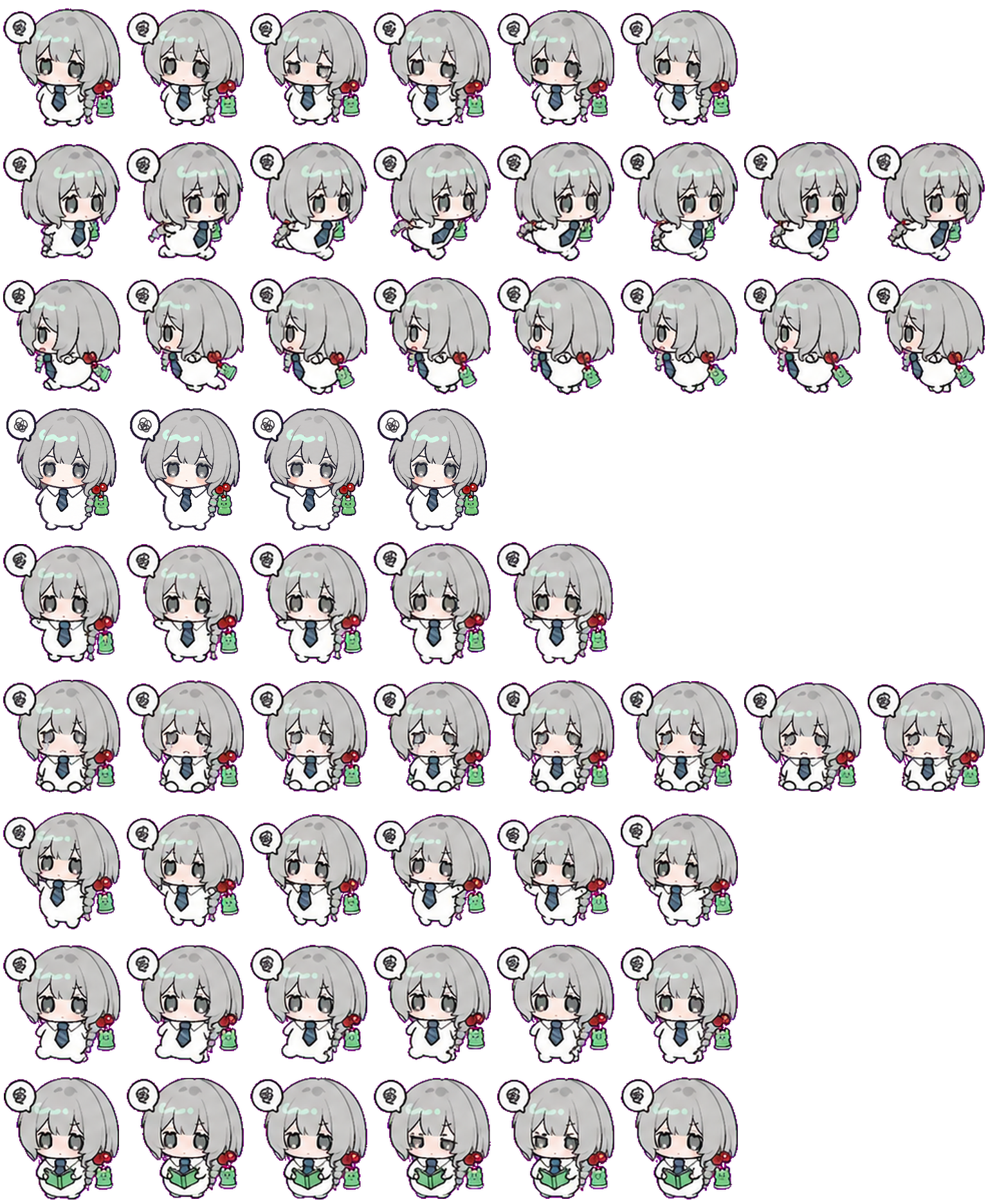 Hazel spritesheet preview