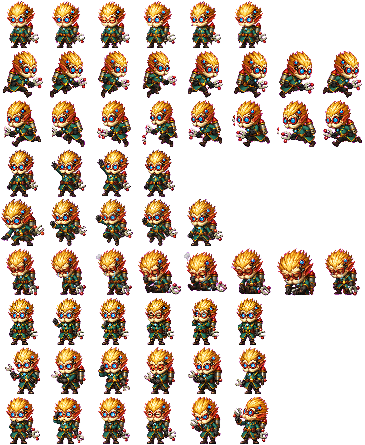 Heimerdinger animated desktop pet preview for Codex Pet