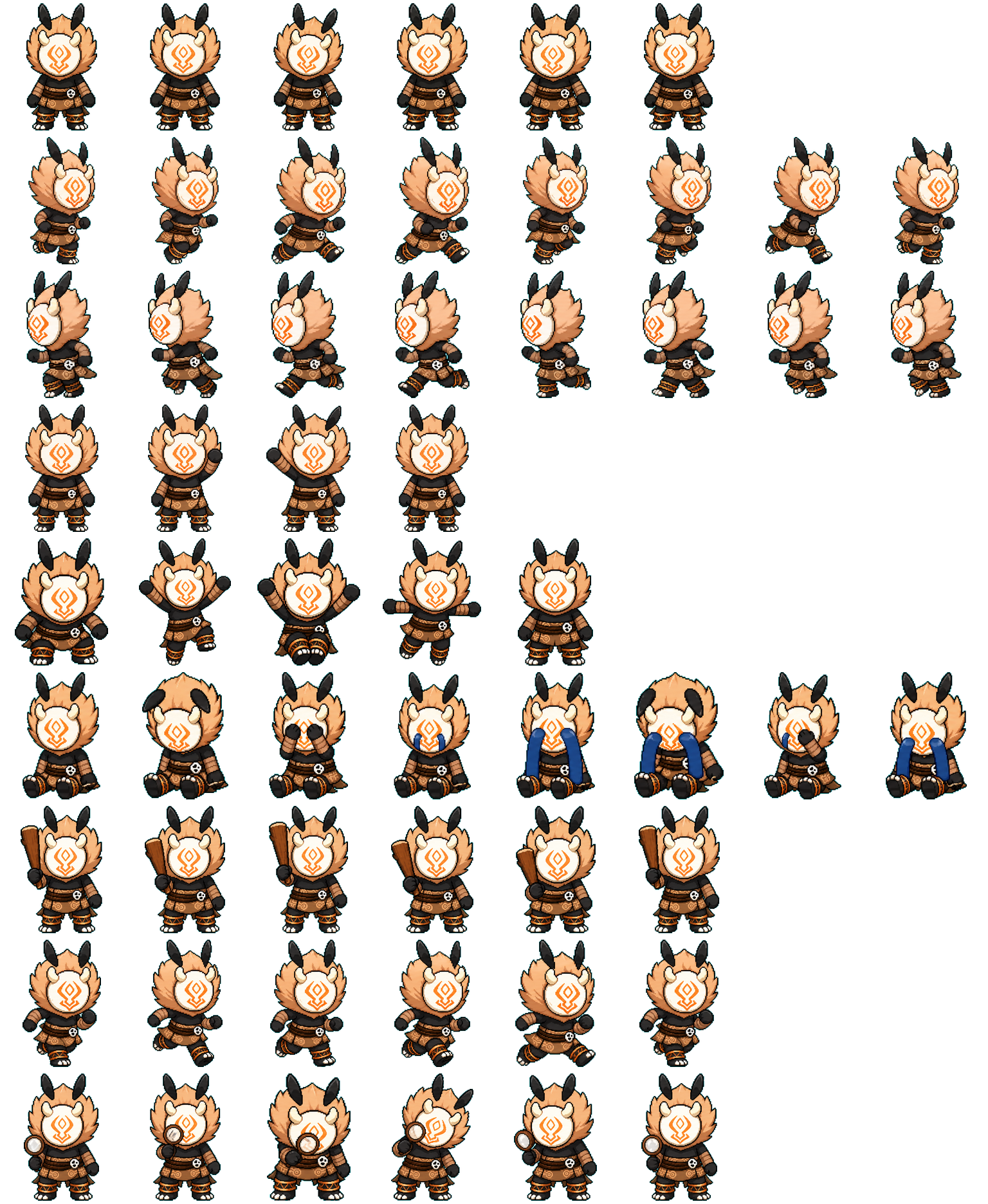 Hilichurl 丘丘人 spritesheet preview
