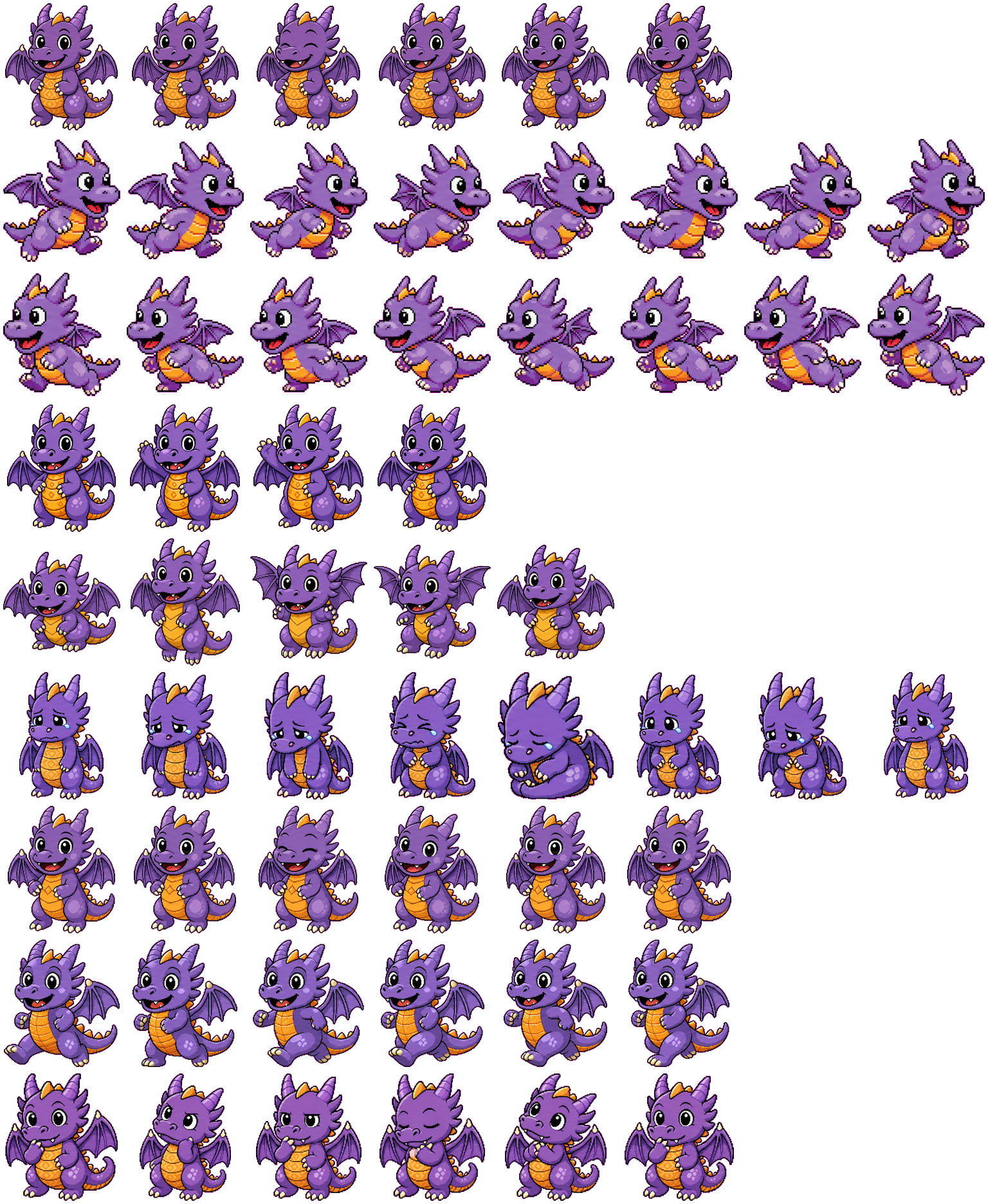 Hirogon spritesheet preview