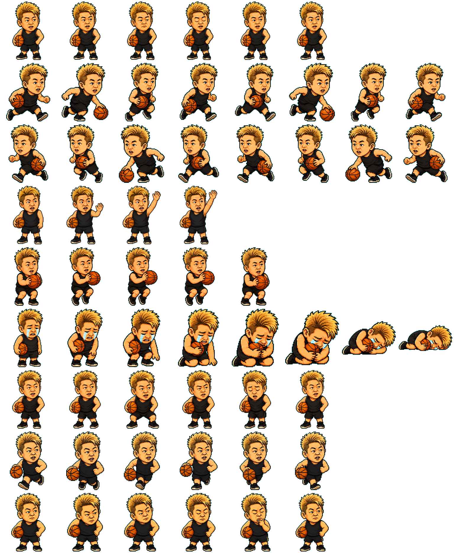 Horie spritesheet preview