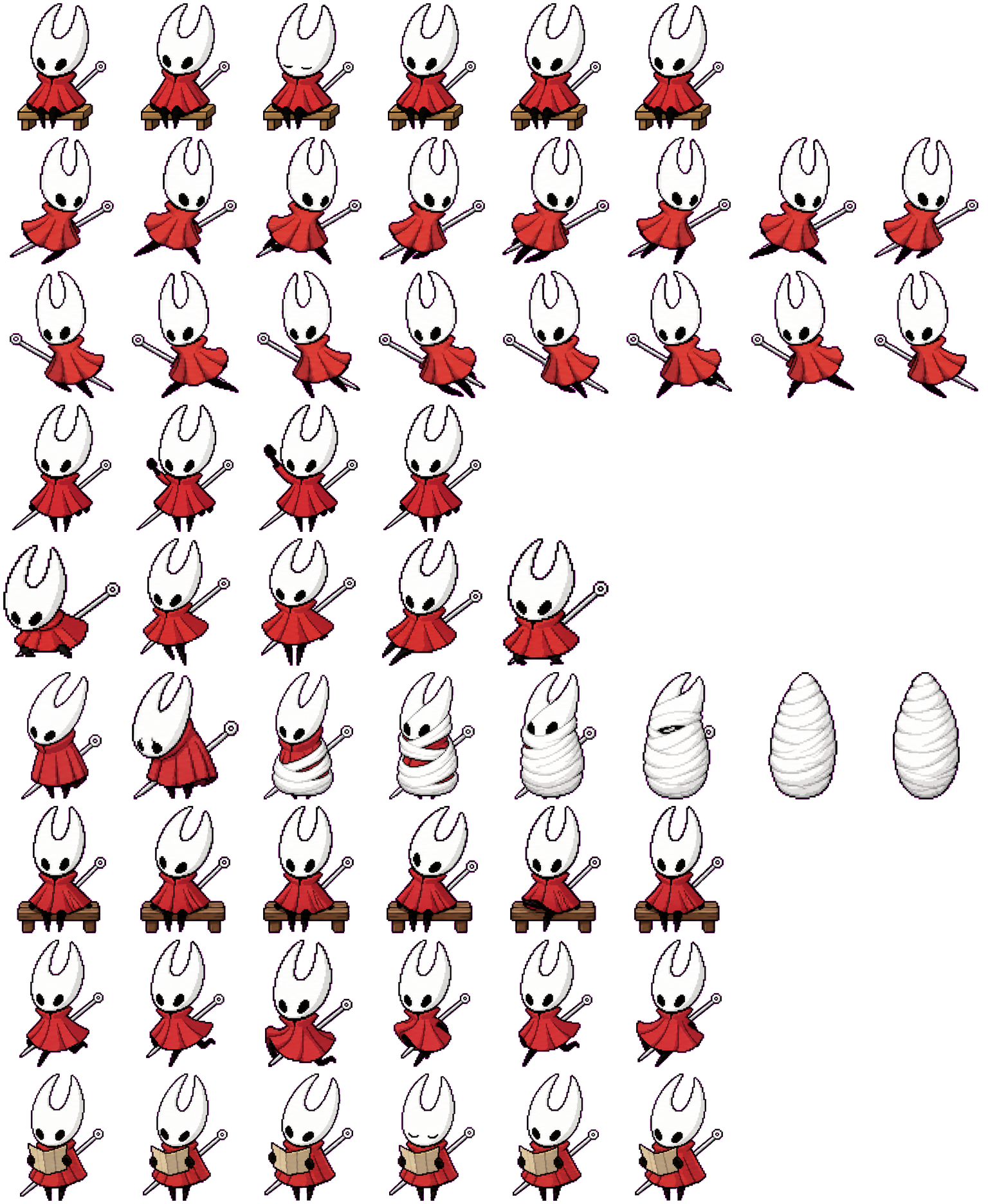 Hornet spritesheet preview