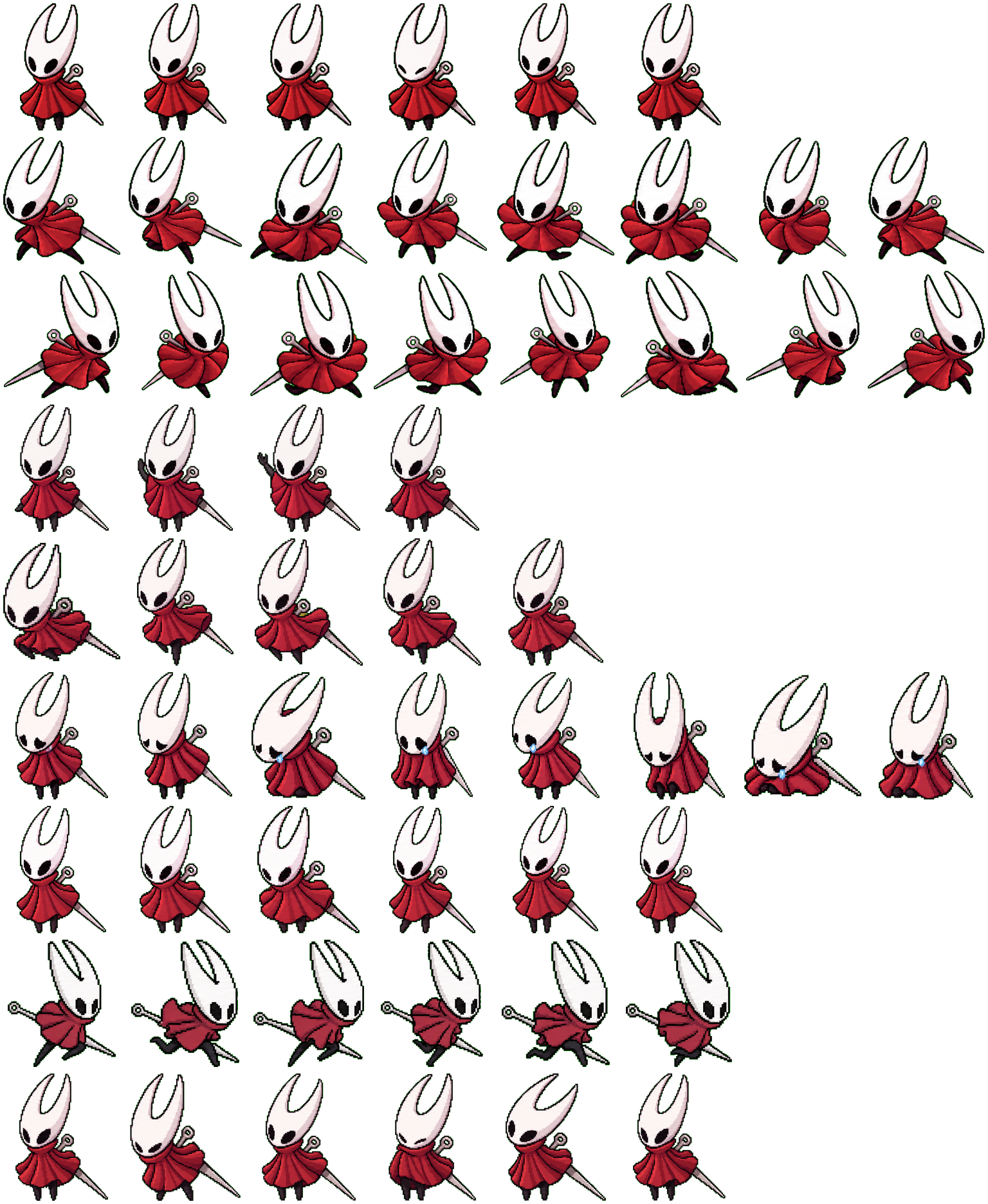 Hornet spritesheet preview