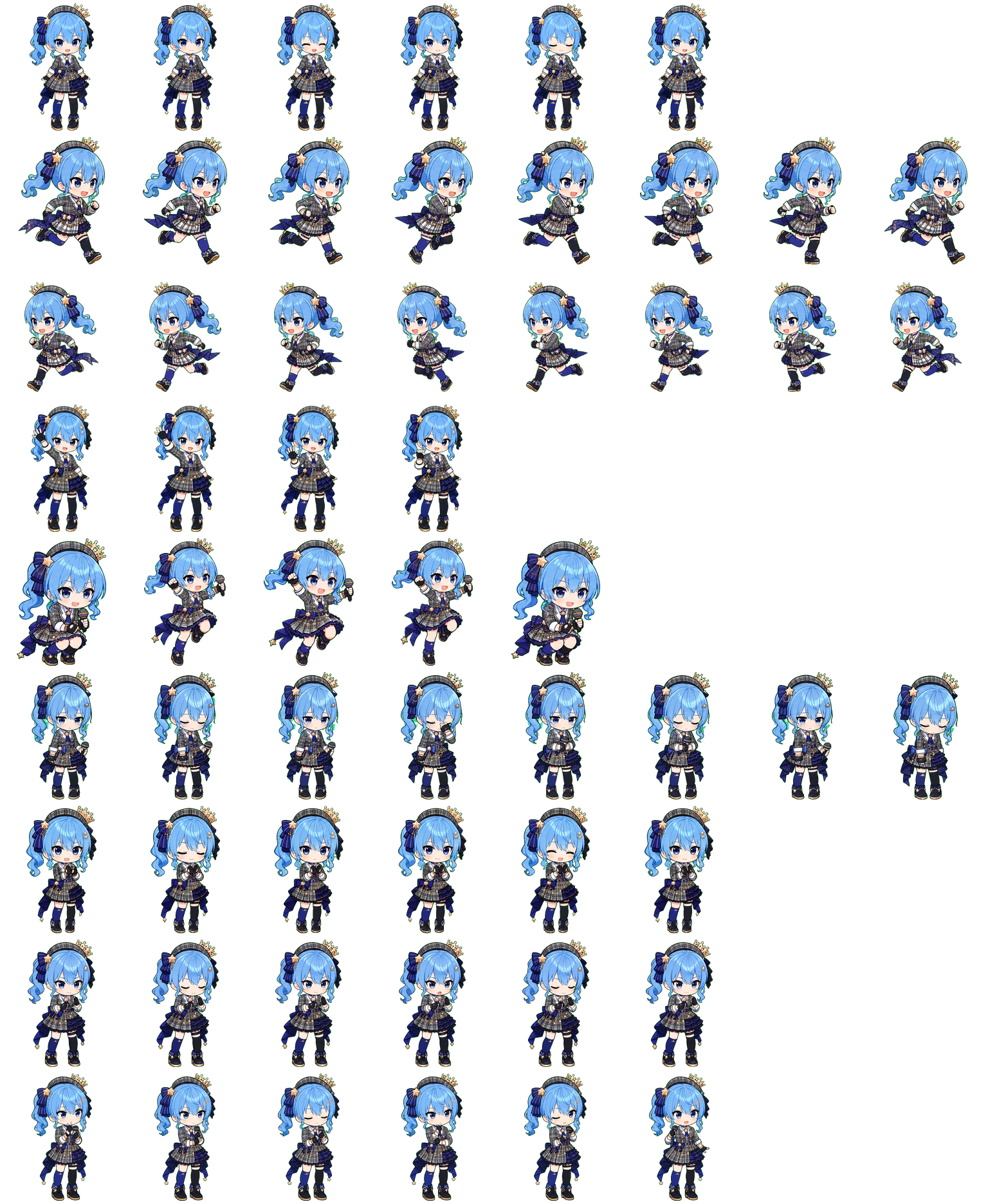 Hoshimachi Suisei Codex Pet アニメーションデスクトップペットのプレビュー