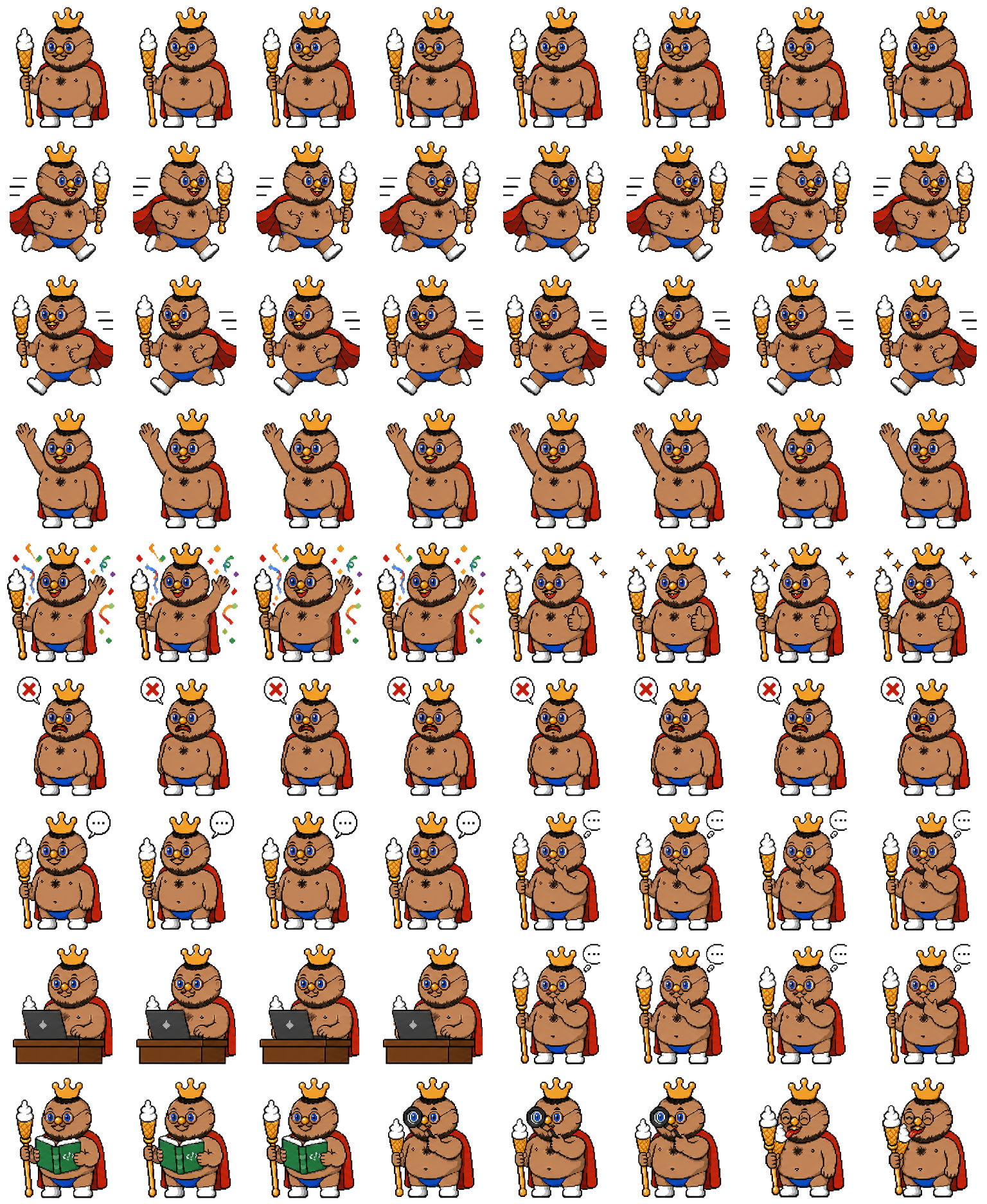 Icecream King animated desktop pet preview for Codex Pet