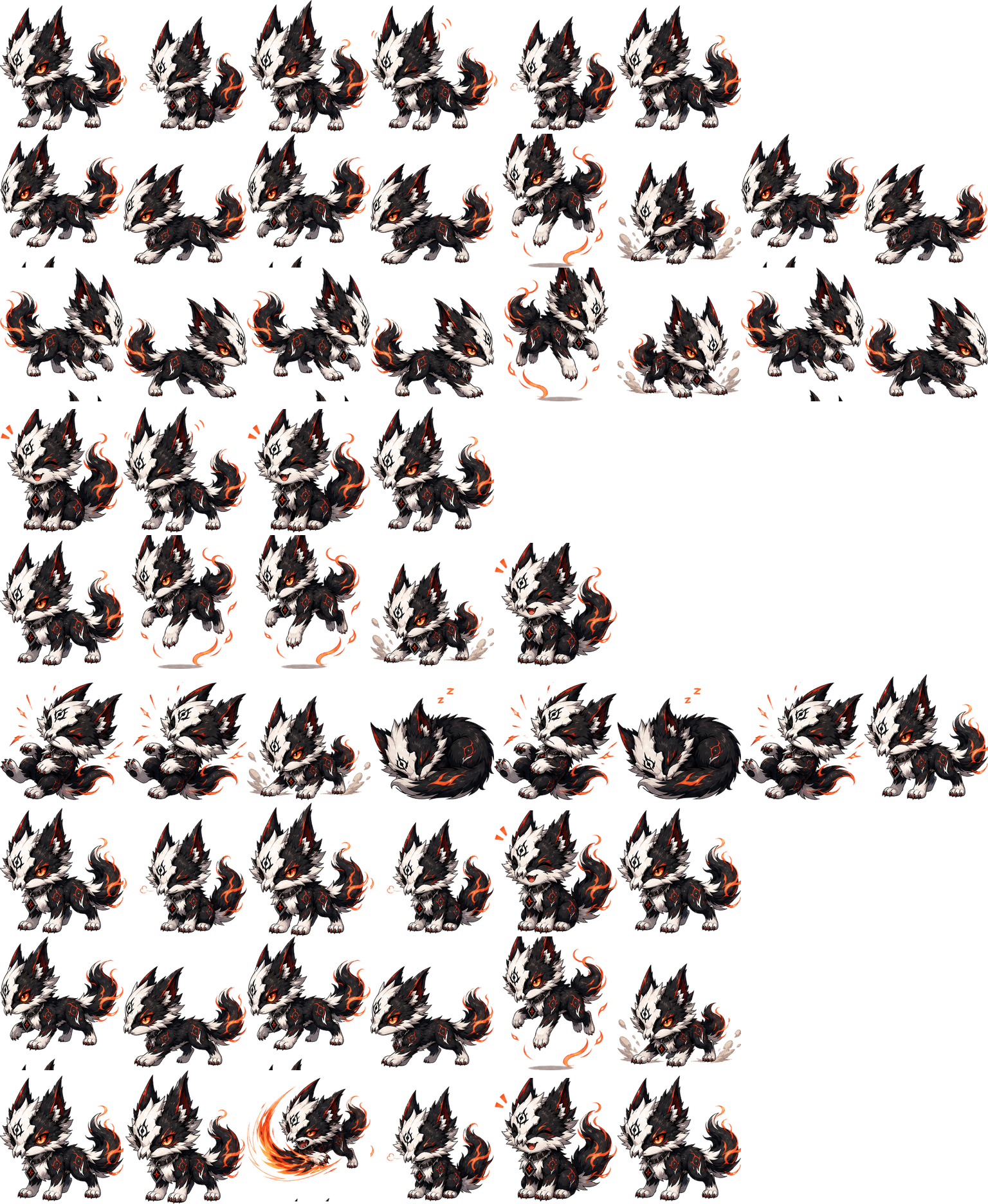 Ichigo Hollow Codex spritesheet preview