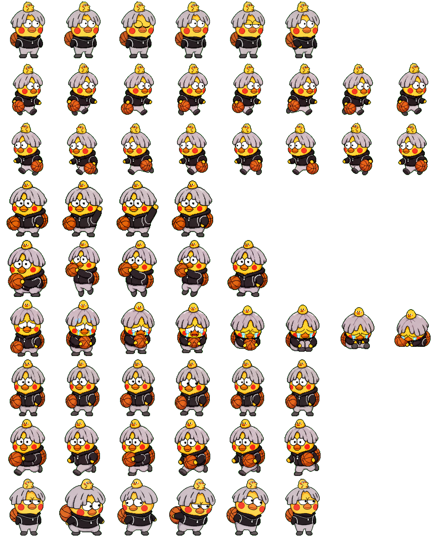 鸡哥ikun spritesheet preview