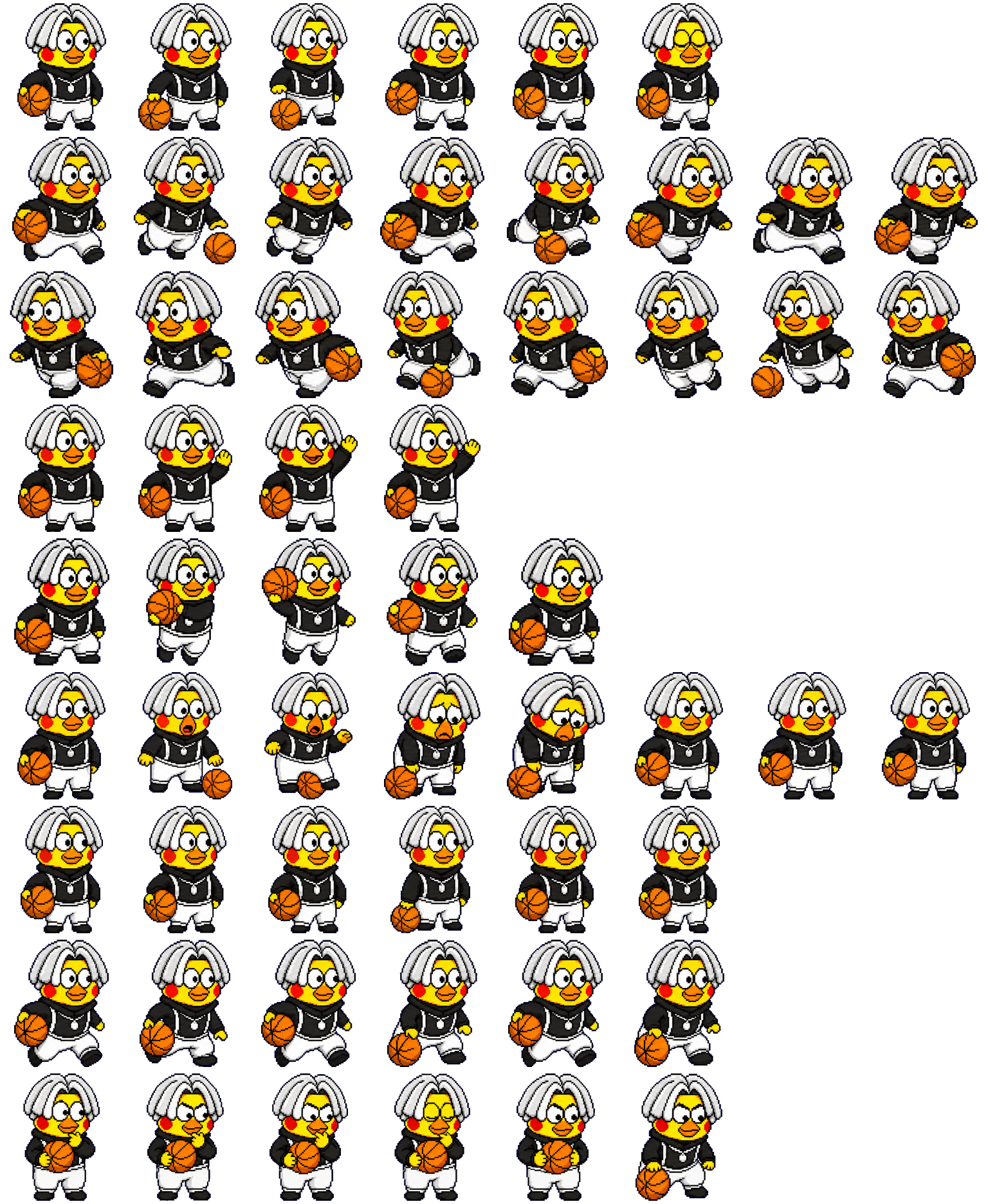 ikunchick spritesheet preview