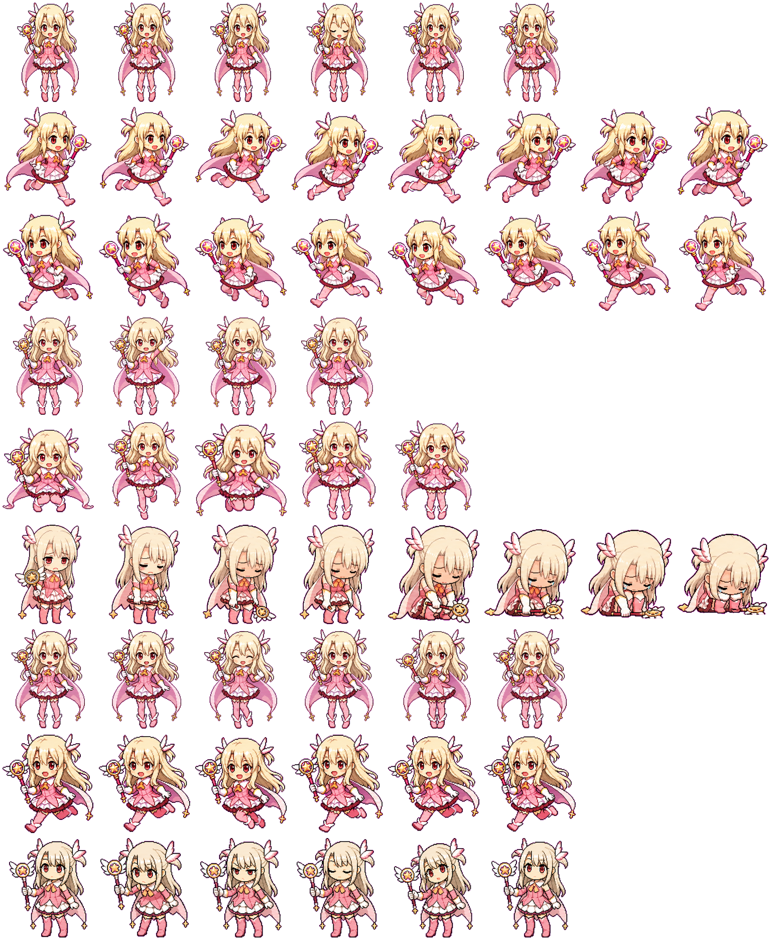Illya spritesheet preview
