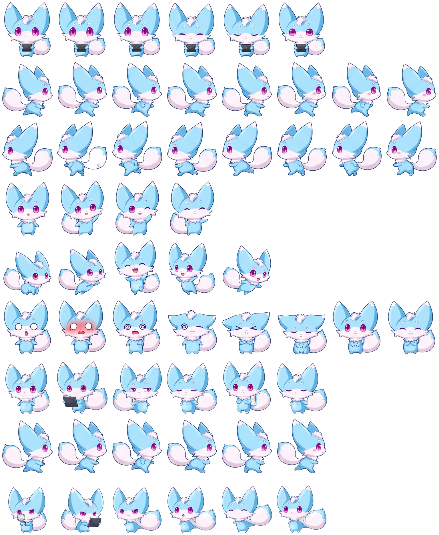 Inari spritesheet preview