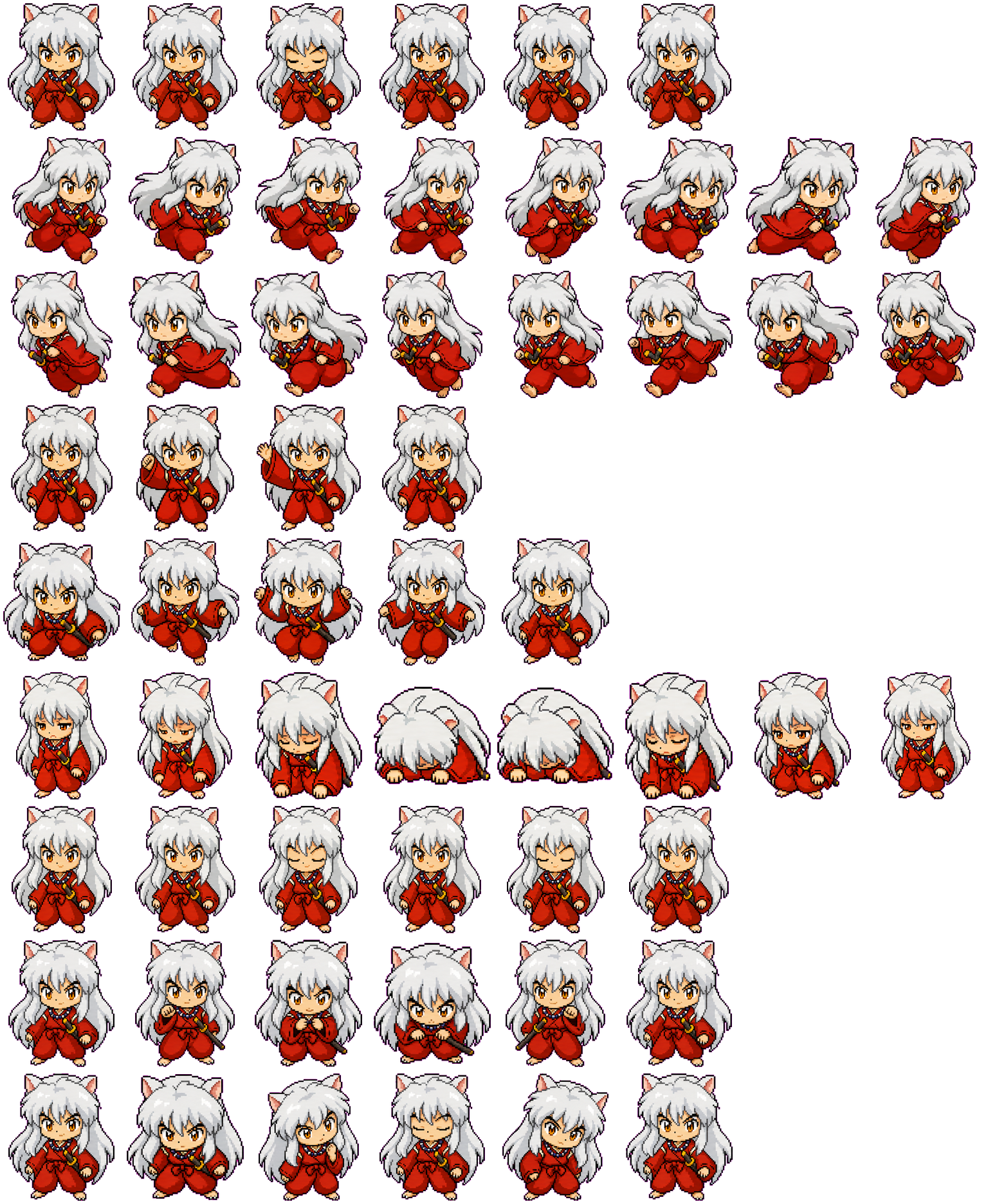 Inu spritesheet preview