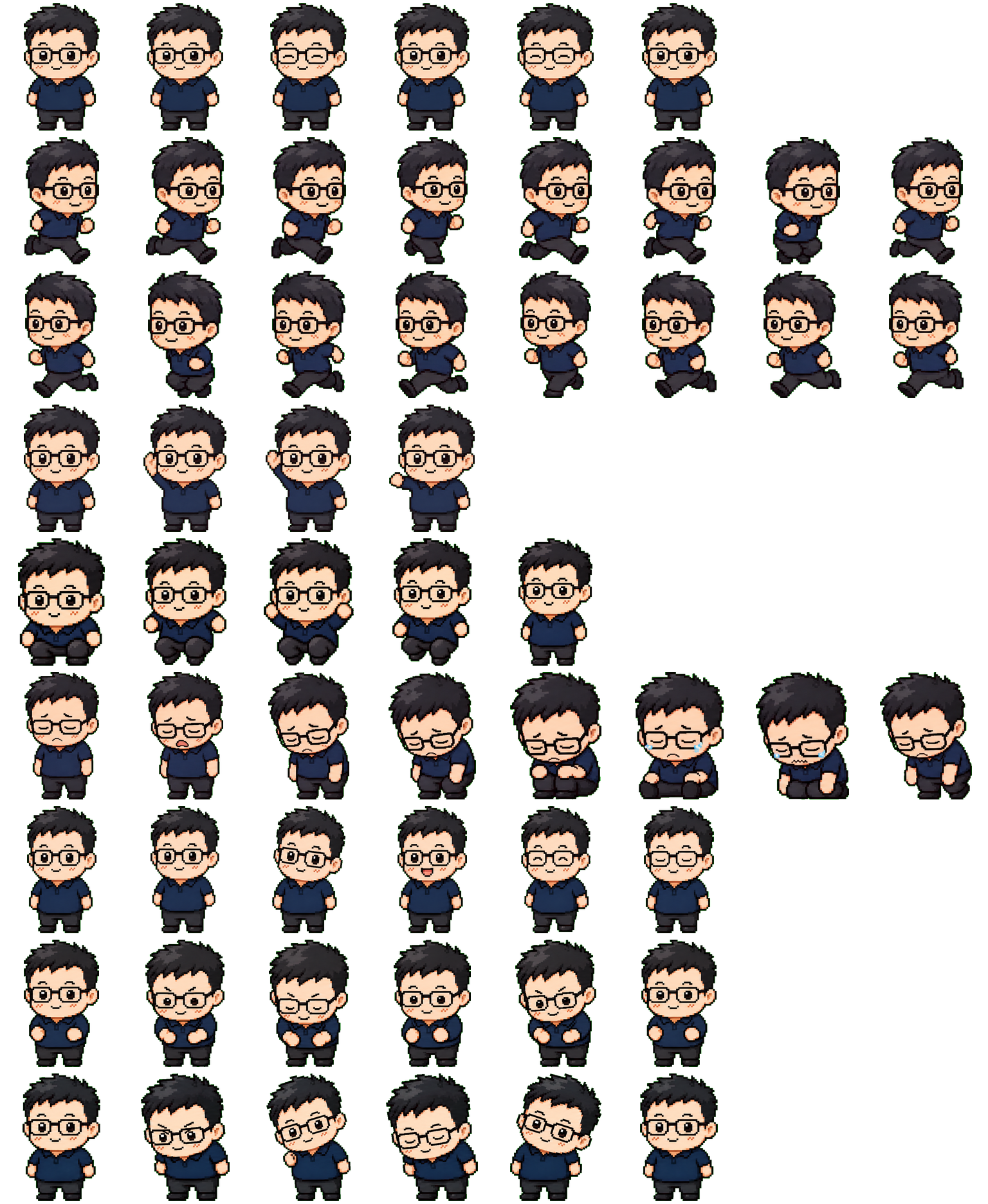 ishan spritesheet preview