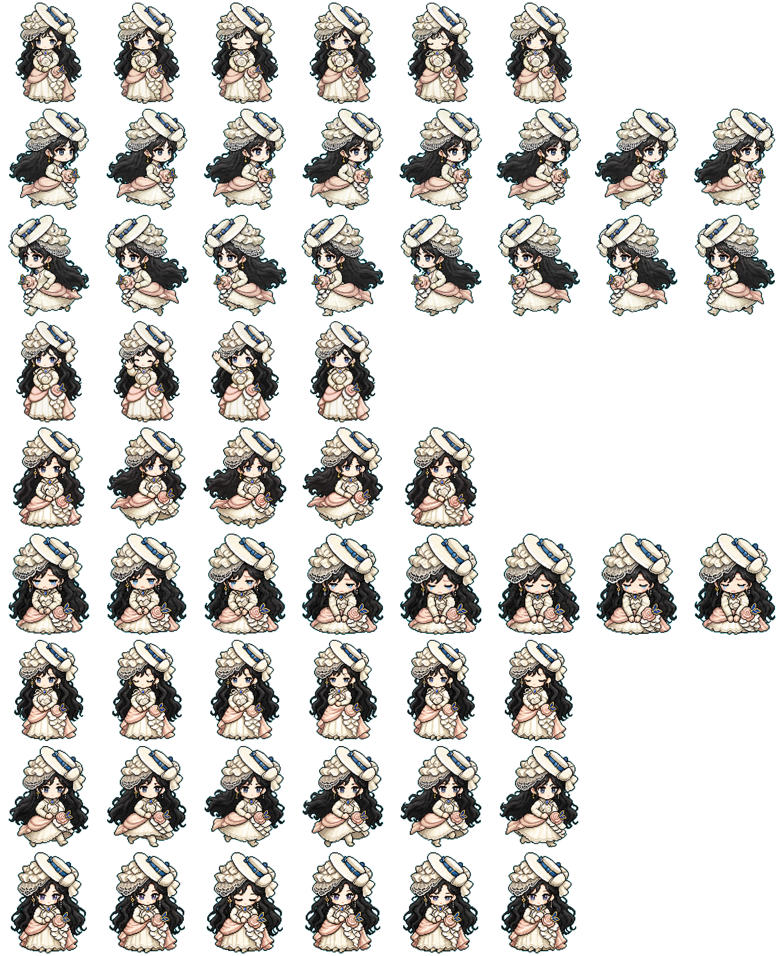 伊索尔德 spritesheet preview