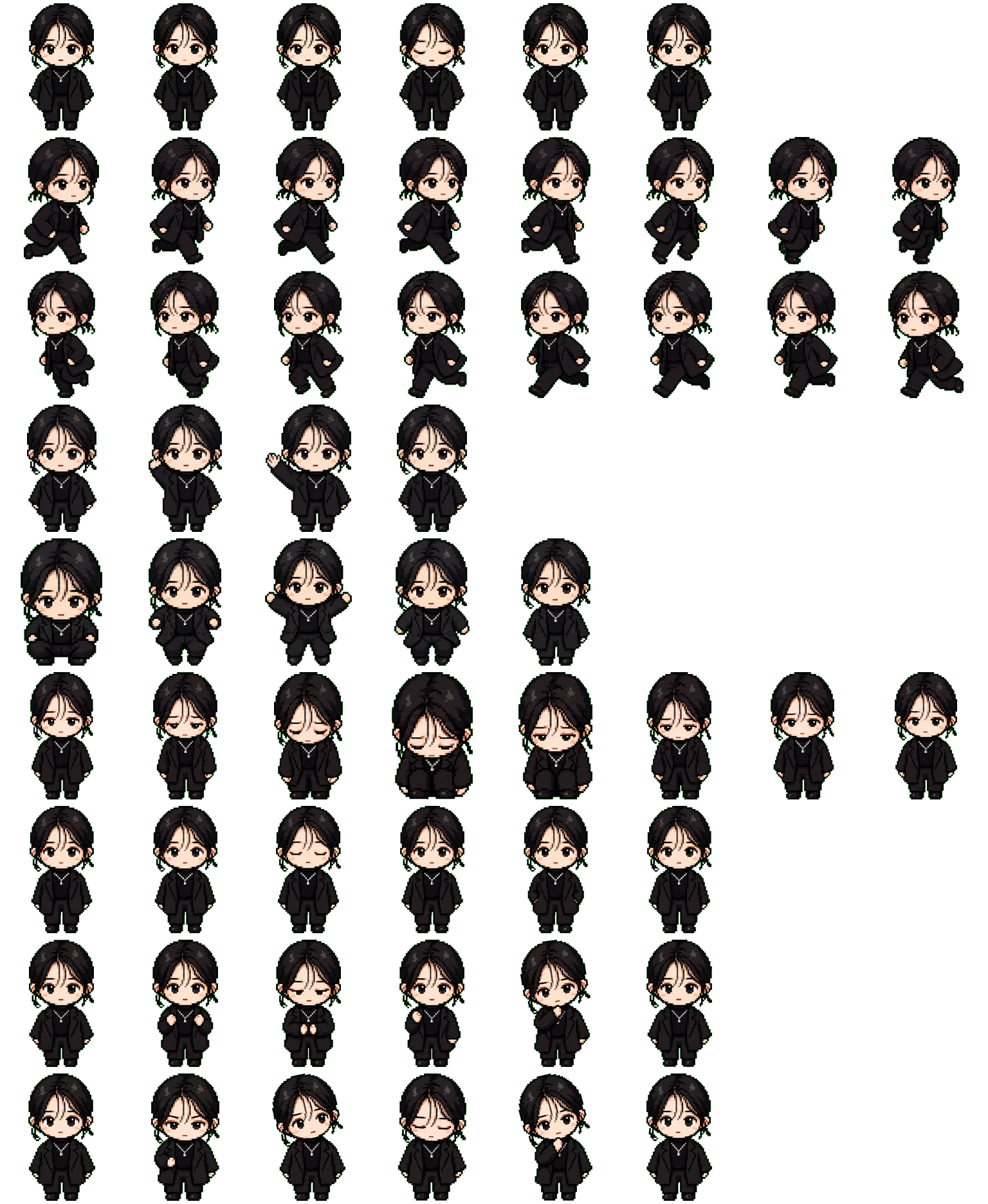 IU Chibi spritesheet preview
