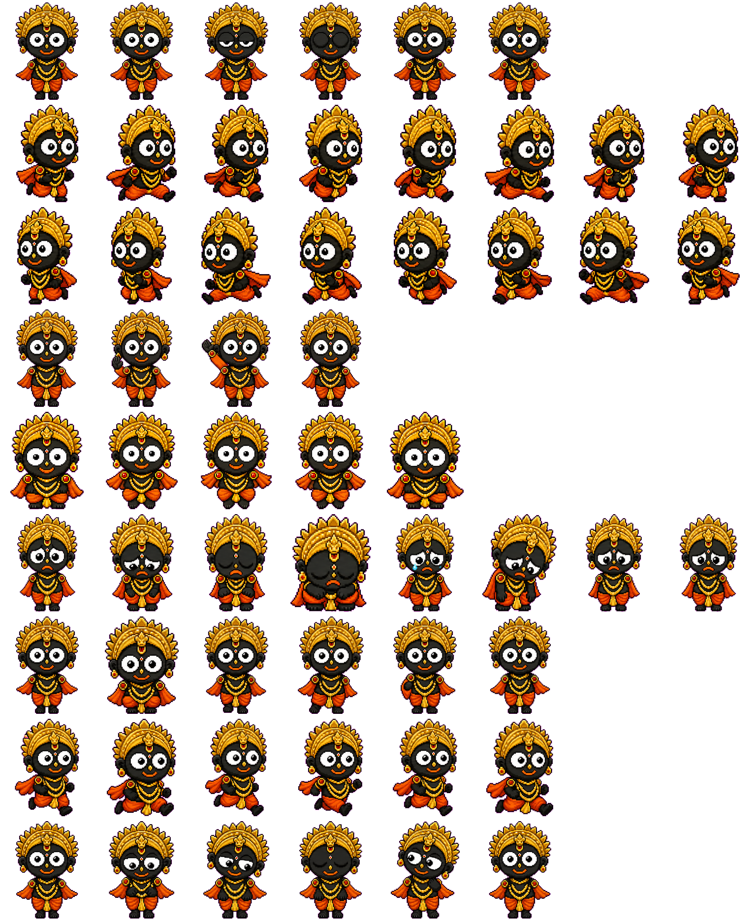 Jagannath spritesheet preview