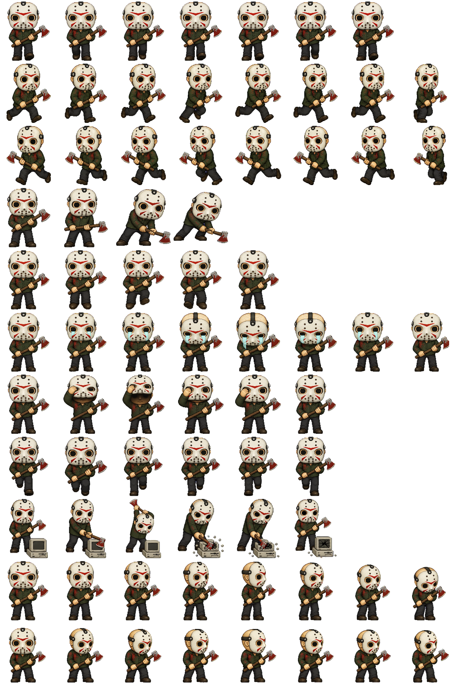 Jason Axe animated desktop pet preview for Codex Pet