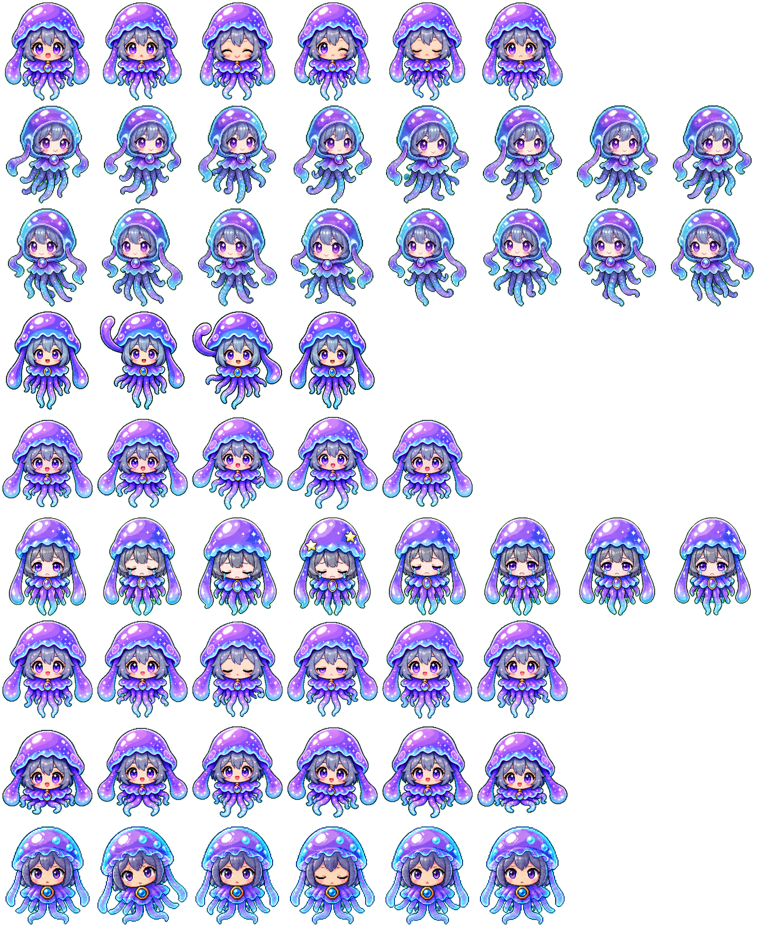 Jellydrop spritesheet preview