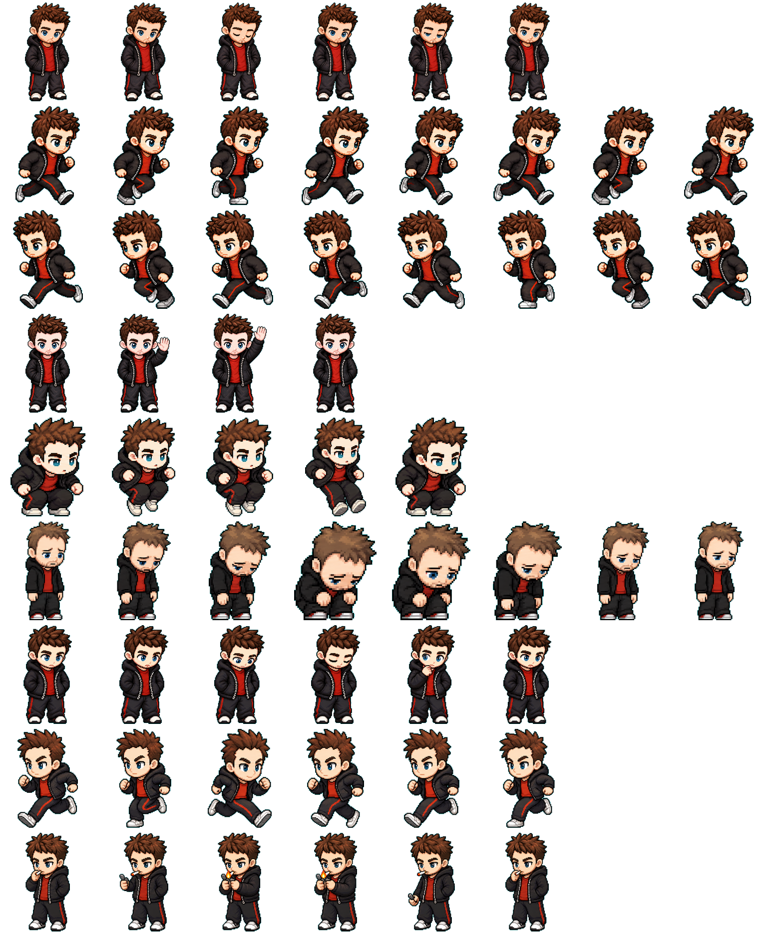Jesse spritesheet preview