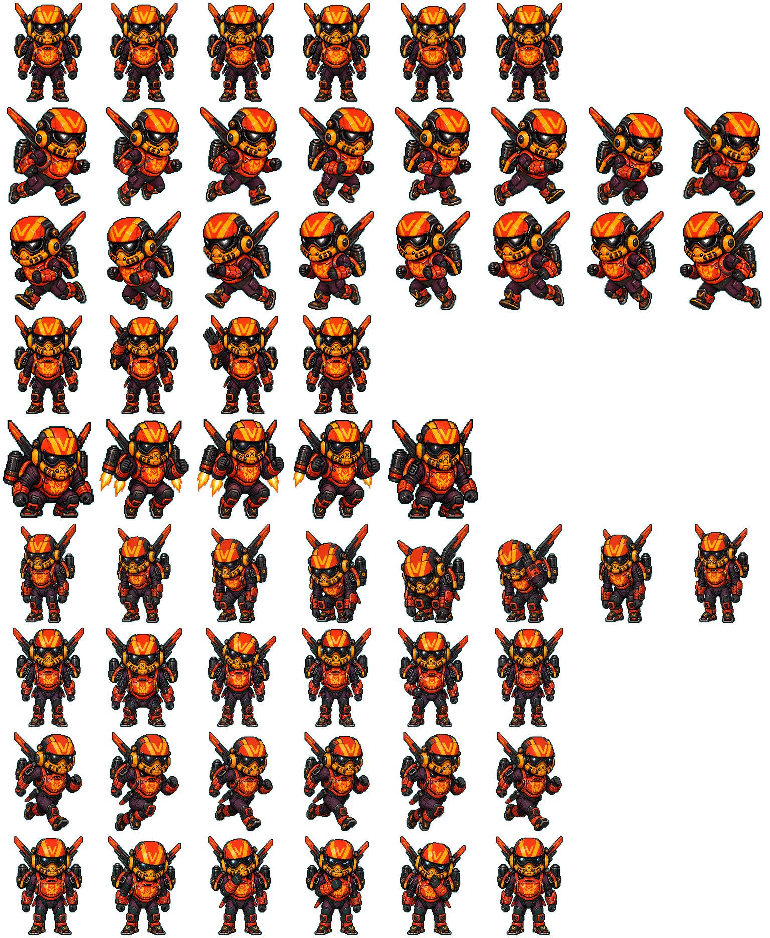 JetByte spritesheet preview