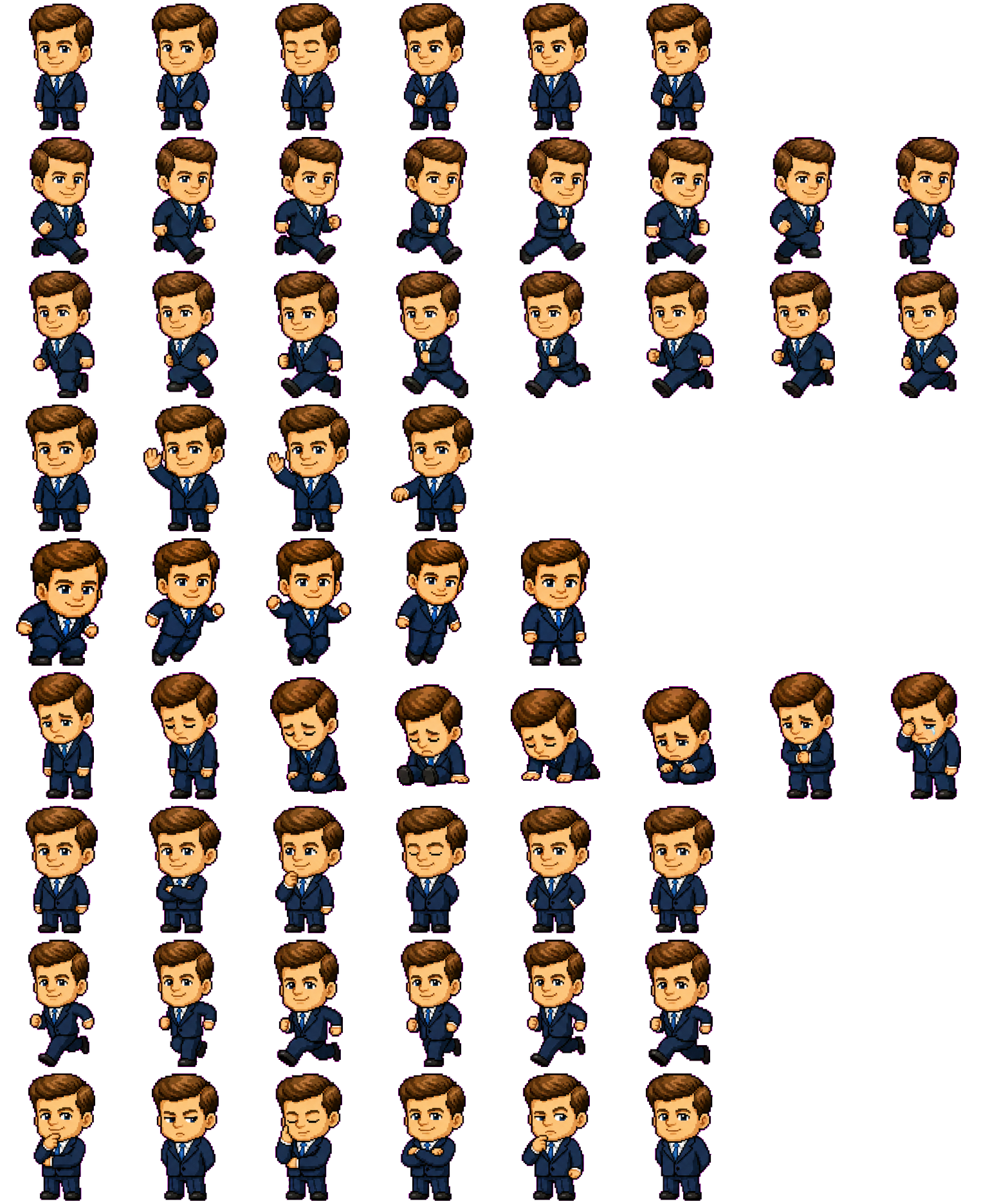 JFK spritesheet preview