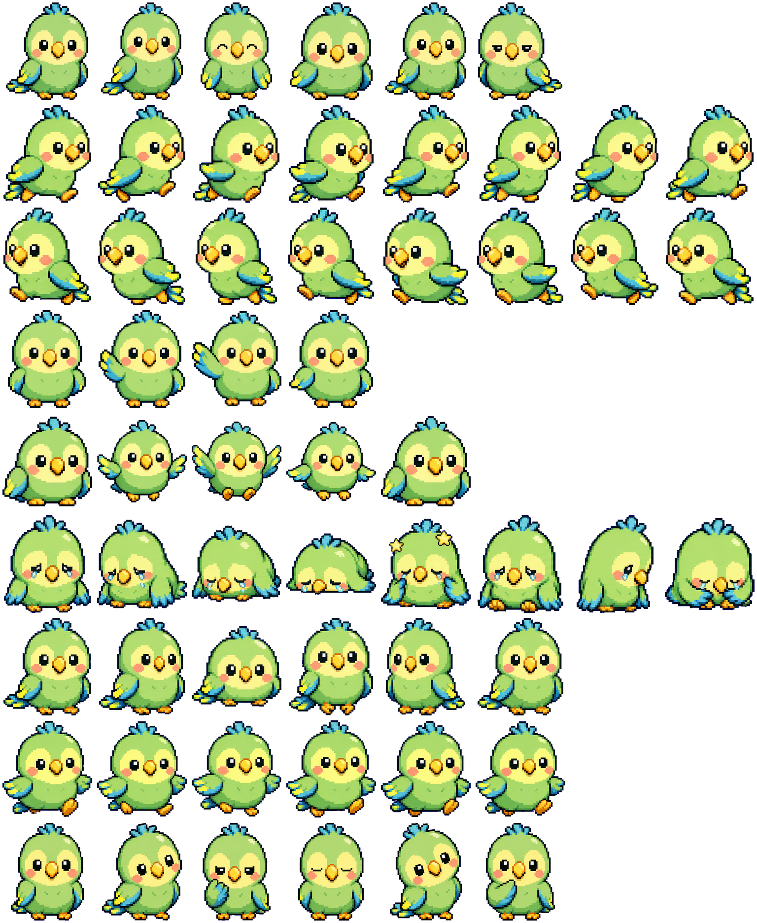 啾啾 spritesheet preview