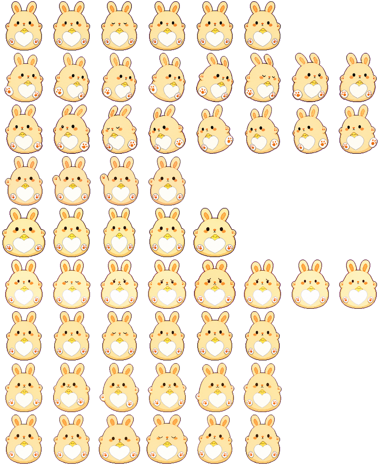 啾啾 spritesheet preview