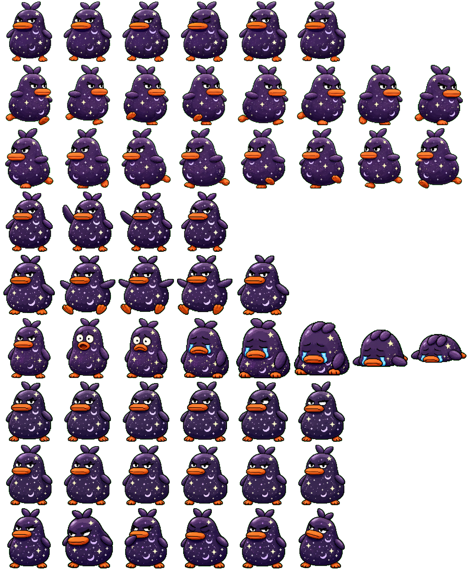 JJ_duck spritesheet preview