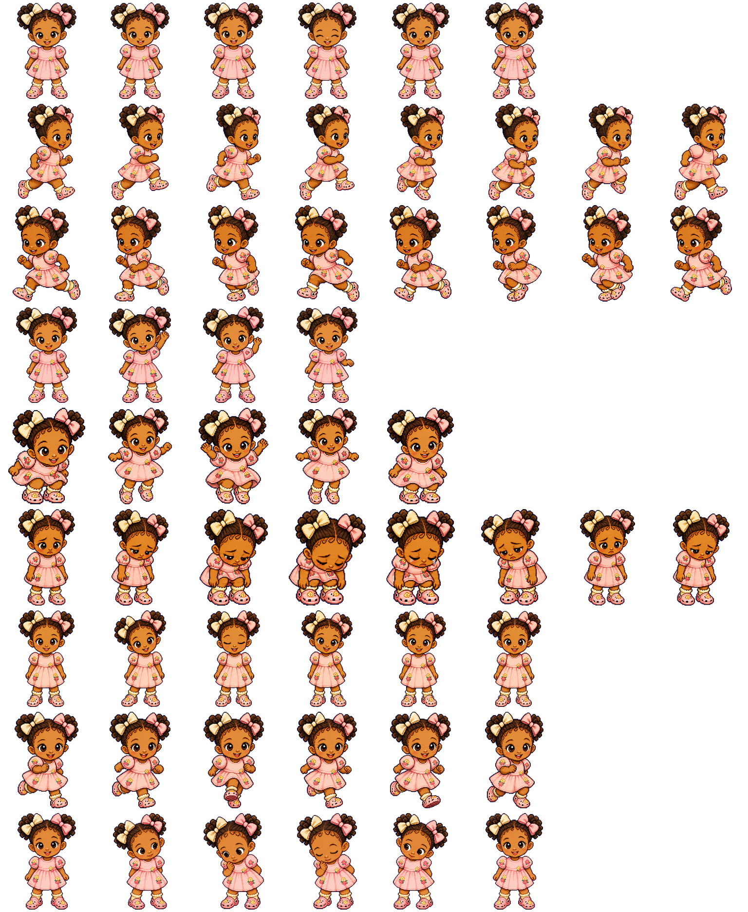 Zuri spritesheet preview