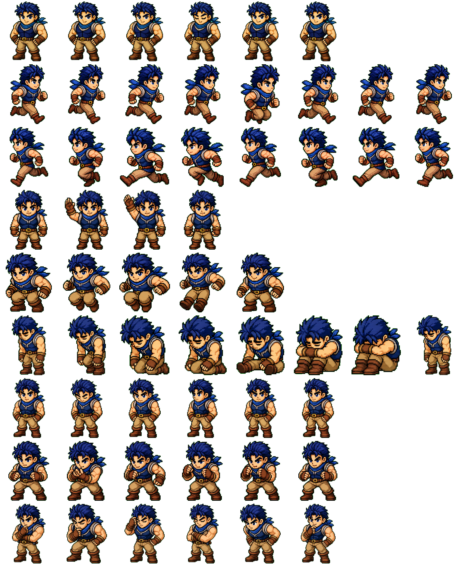 Jonathan spritesheet preview