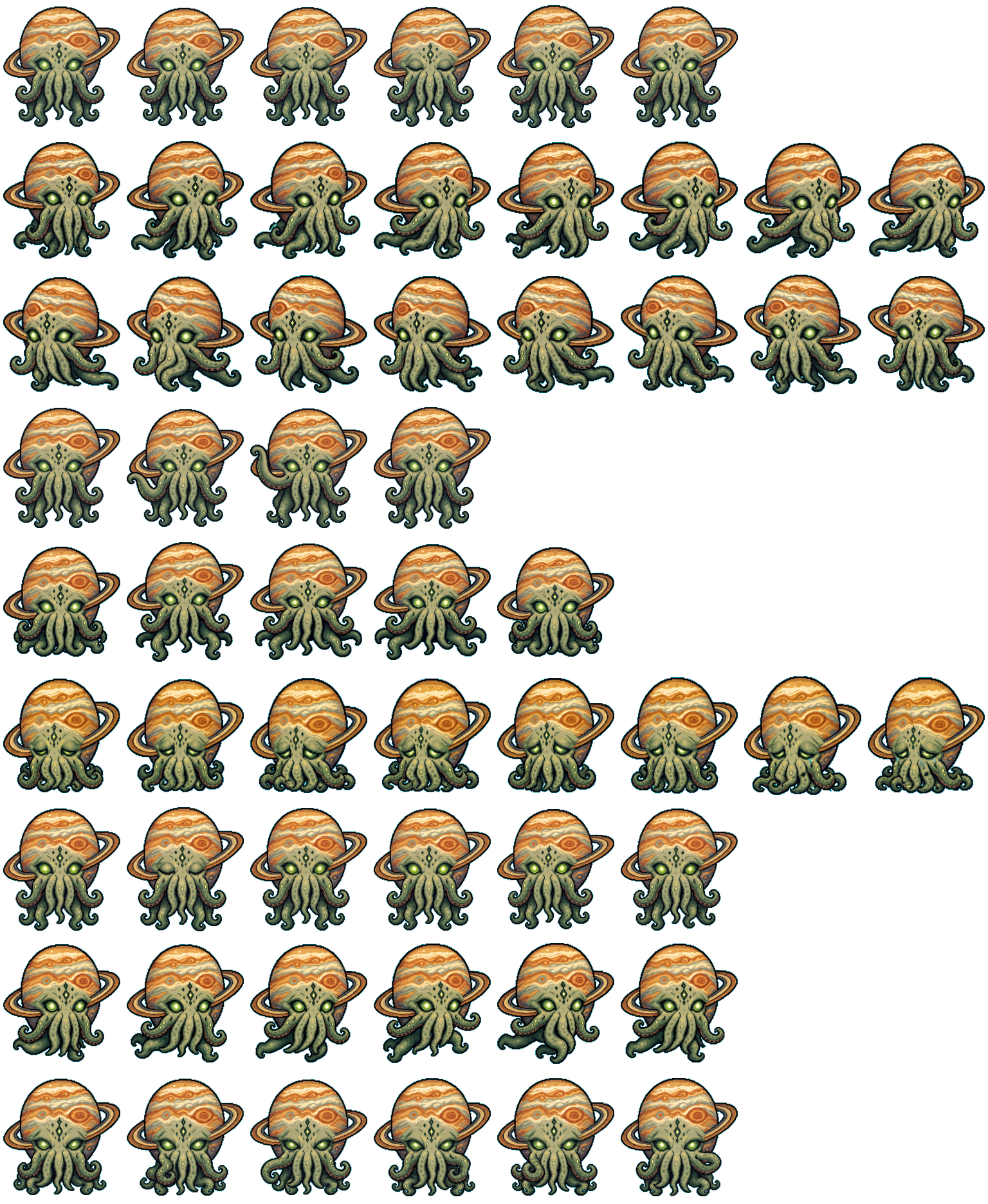 Jovithulhu spritesheet preview