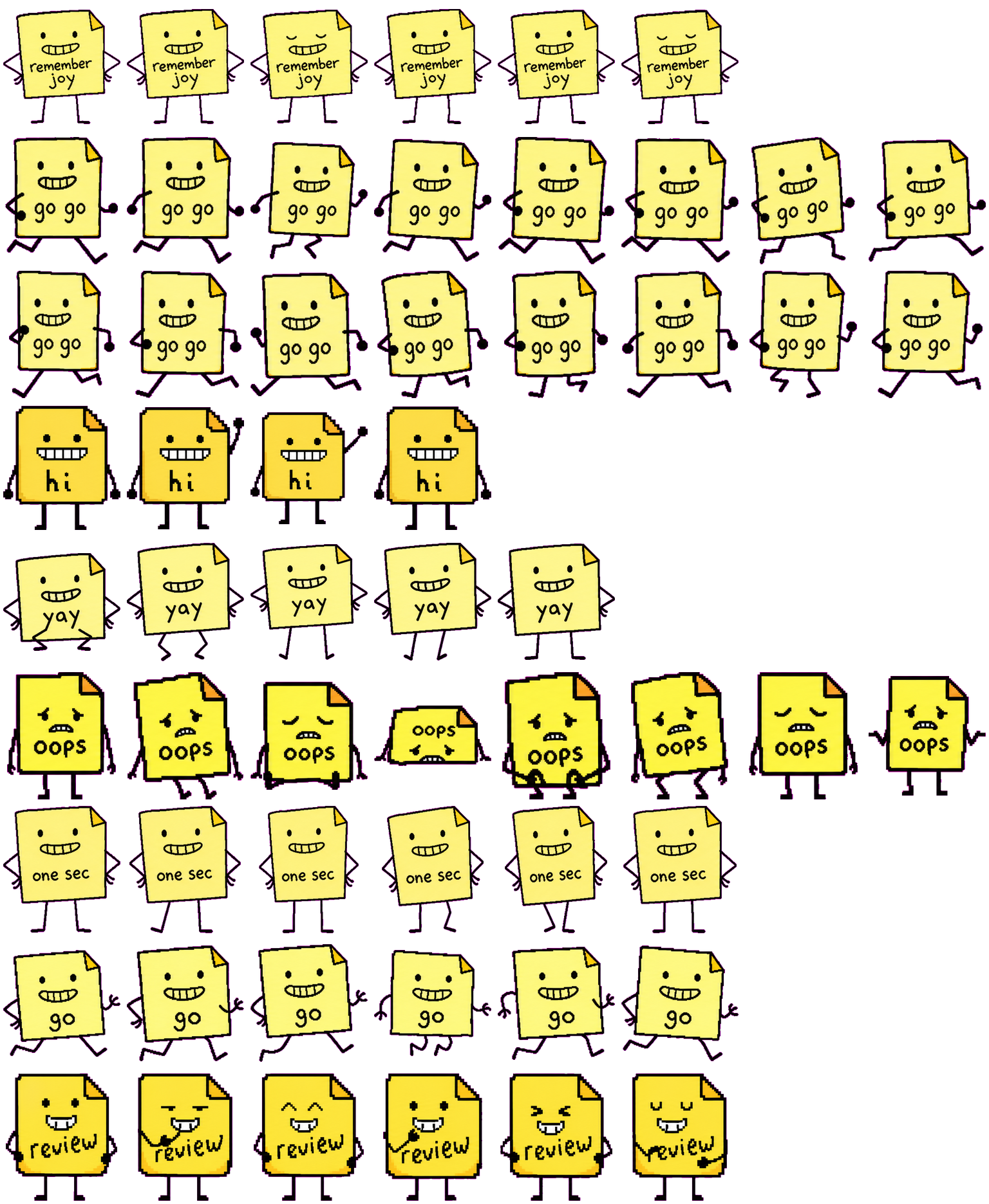 Joy spritesheet preview