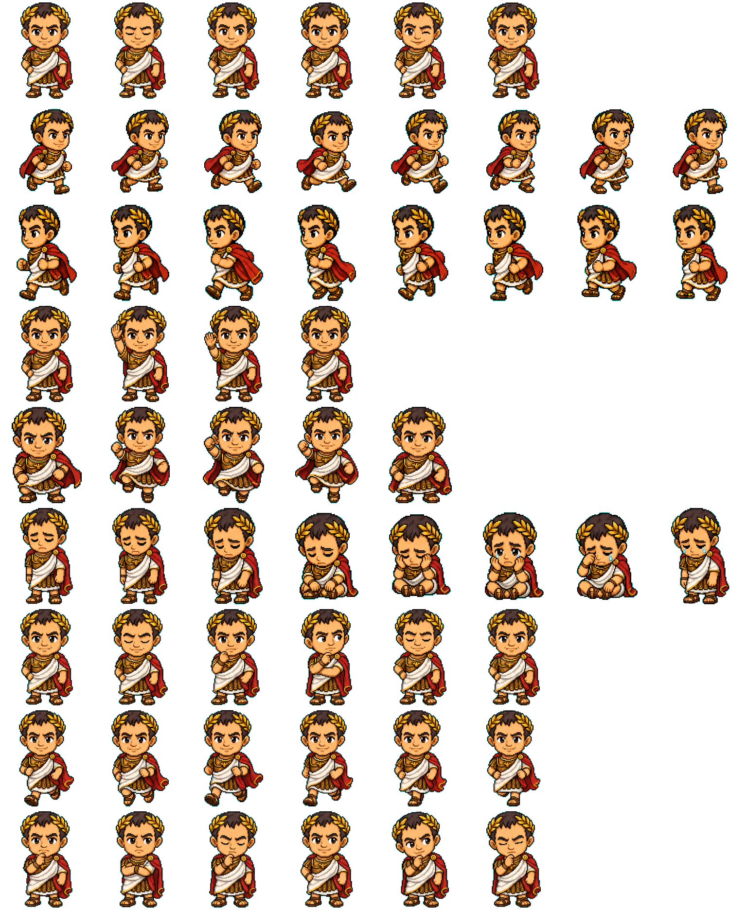 Julius Caesar spritesheet preview