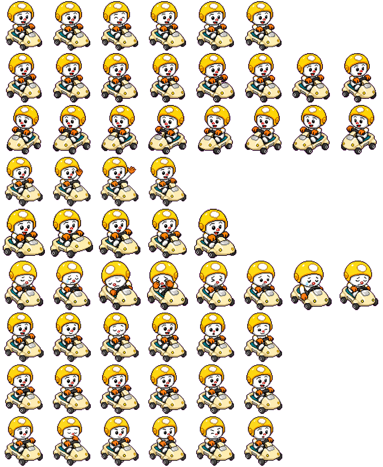 卡比 spritesheet preview