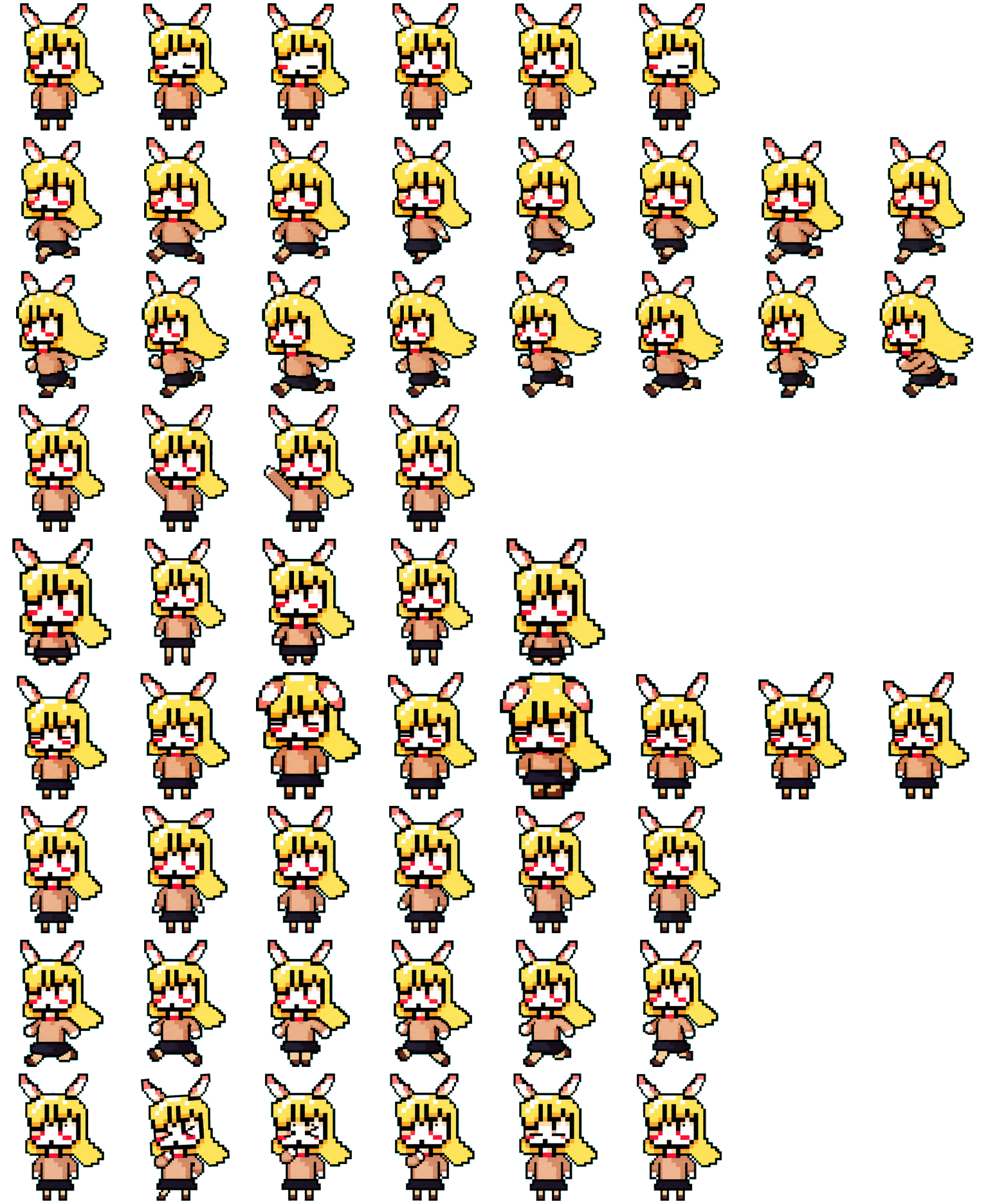 kagup! spritesheet preview