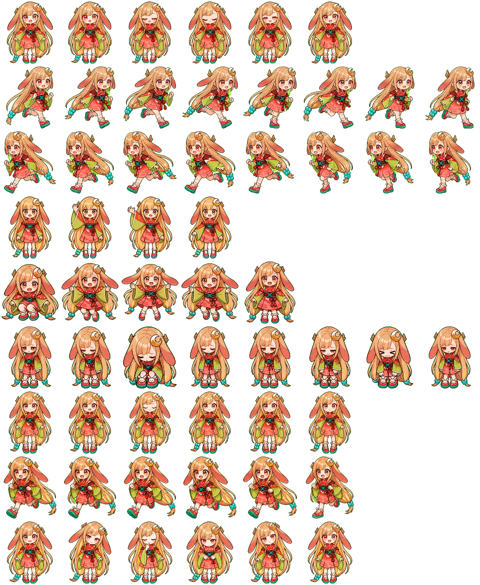 Kaguya spritesheet preview