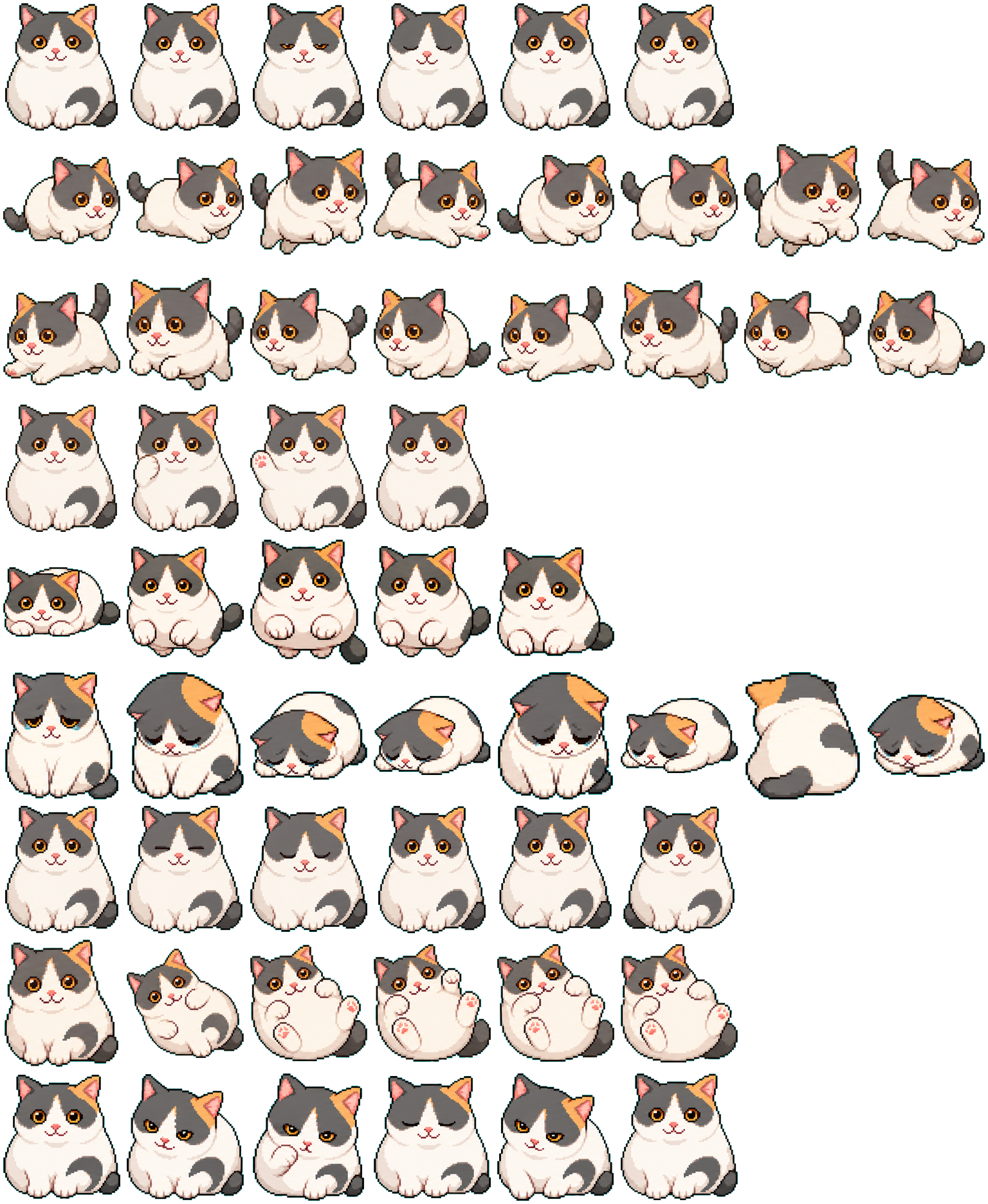 香草 spritesheet preview